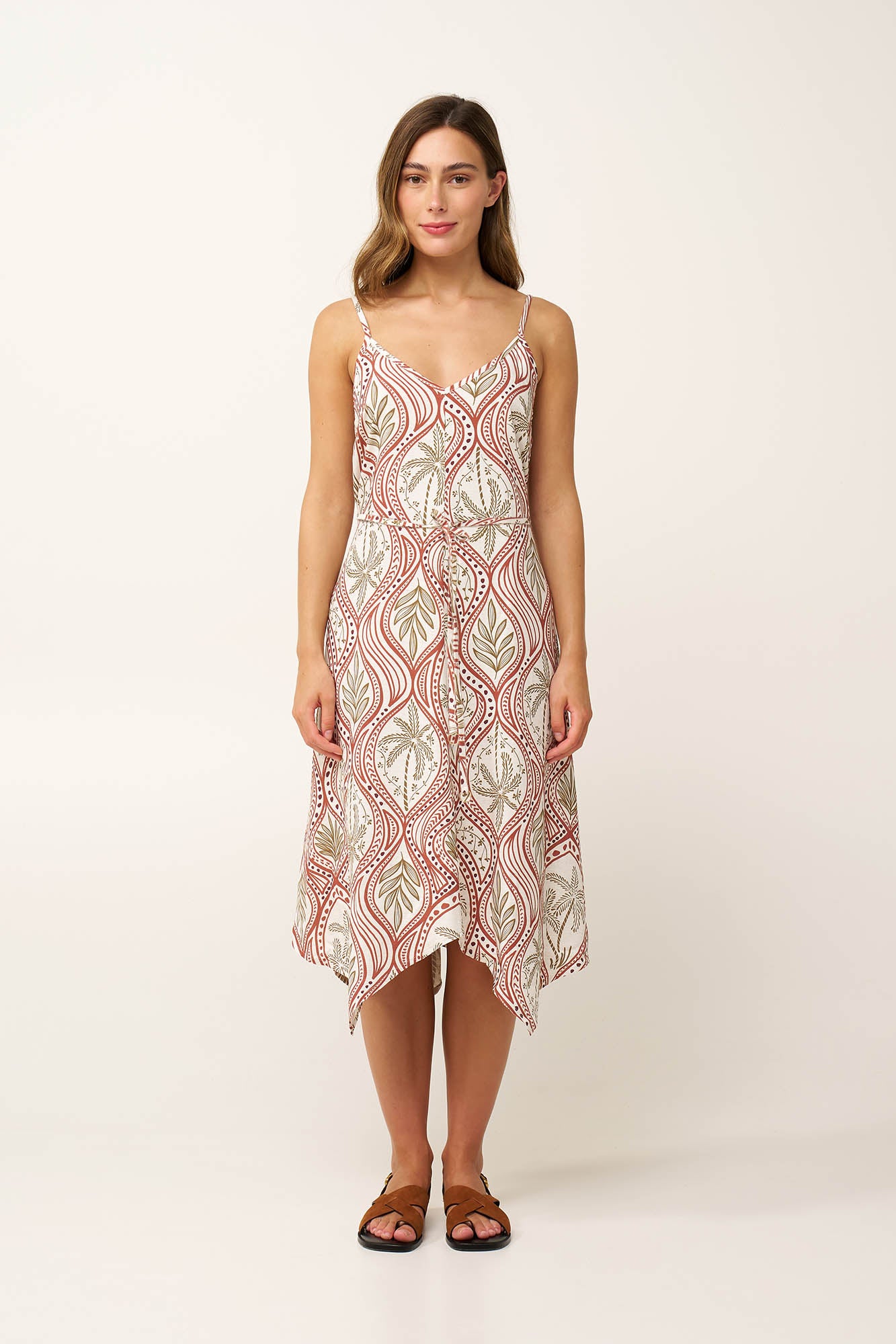 Vamp - Μακρύ Καλοκαιρινό Φόρεμα από Ποπλίνα