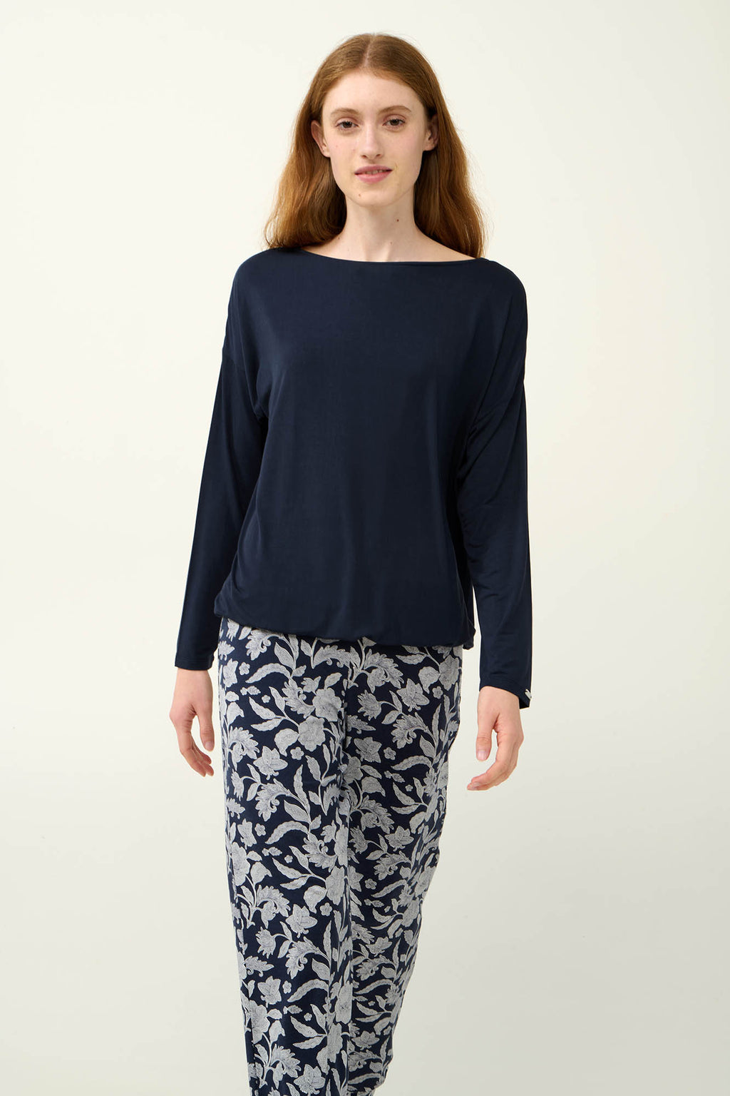 Vamp - Γυναικεία Πυτζάμα Micromodal με Μανσέτες