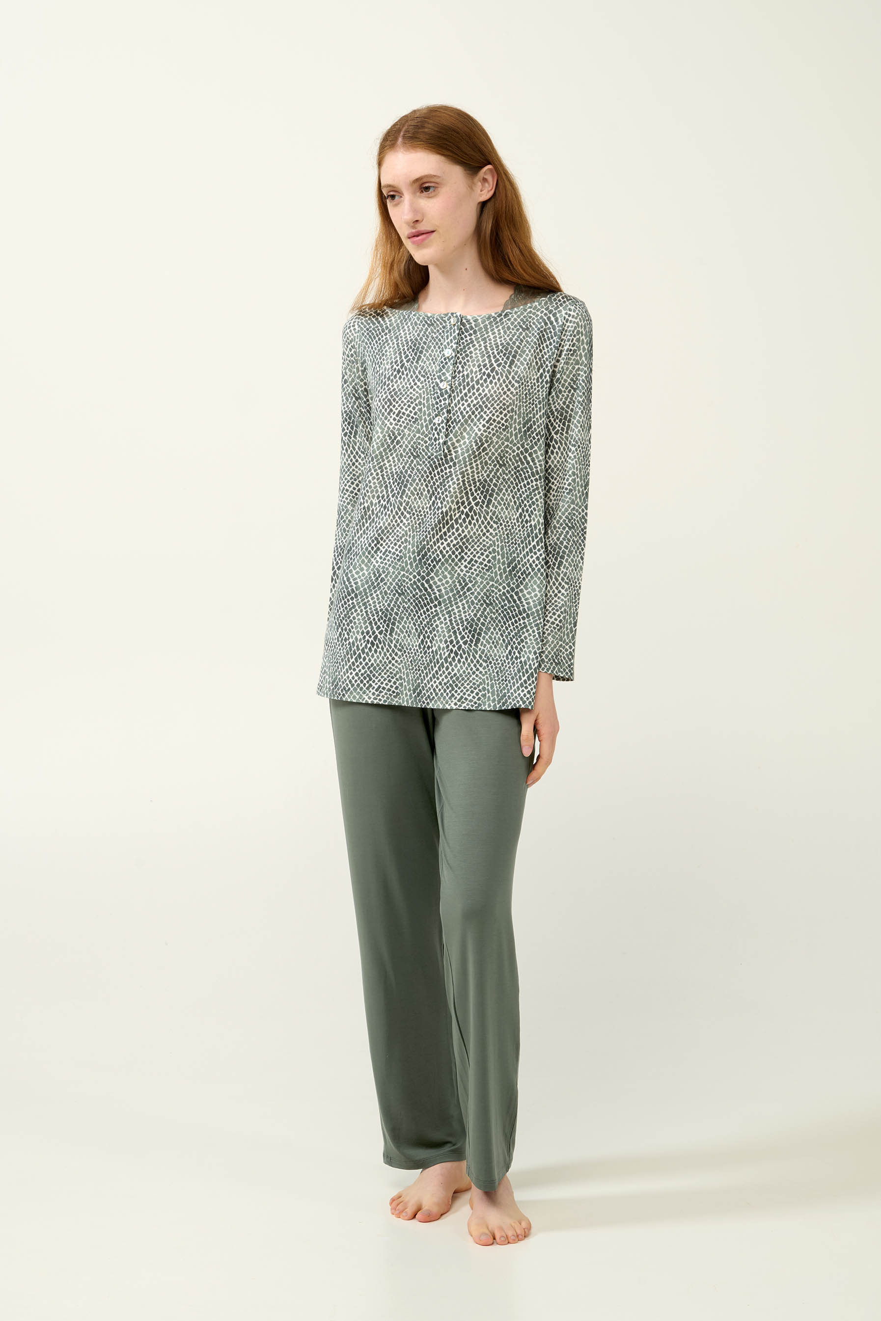 Vamp - Γυναικεία Πυτζάμα Micromodal με Πατιλέτα