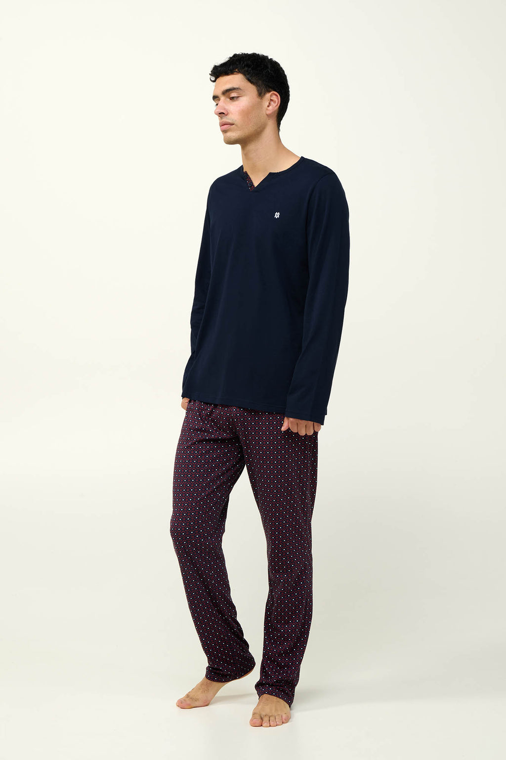 Vamp - Ανδρική Χειμερινή Βαμβακερή Πυτζάμα