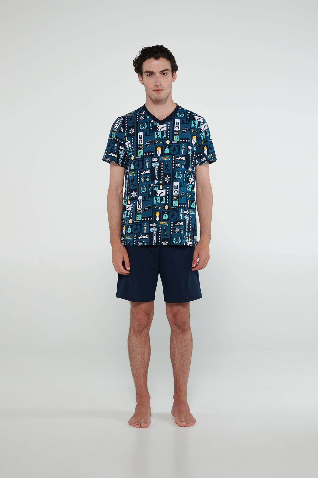 Vamp - Πυτζάμα με Κοντό Μανίκι