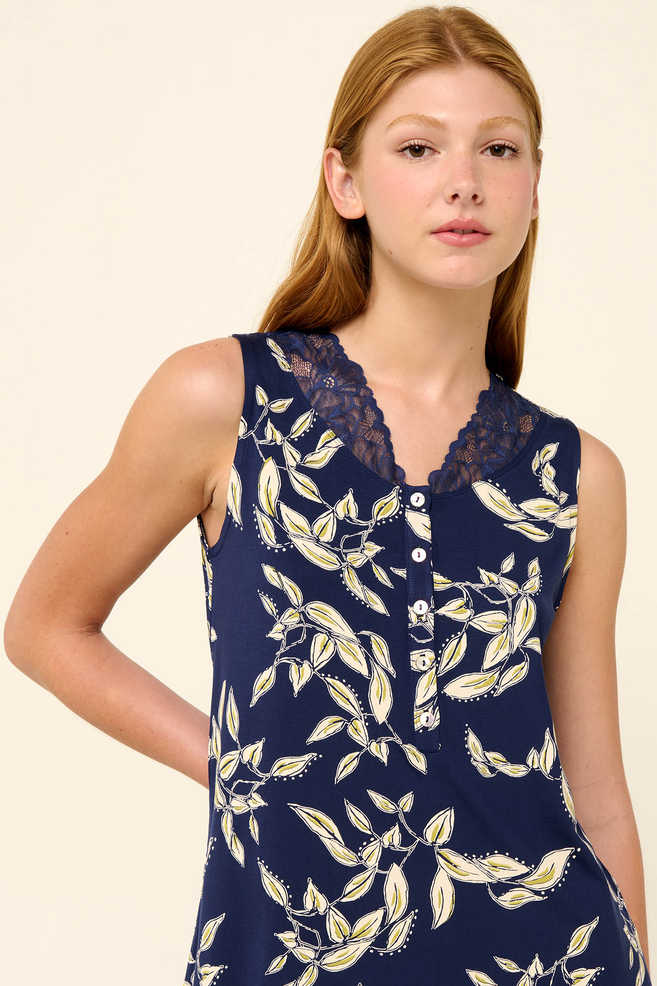 Vamp - Γυναικεία Πυτζάμα Micromodal με Πατιλέτα