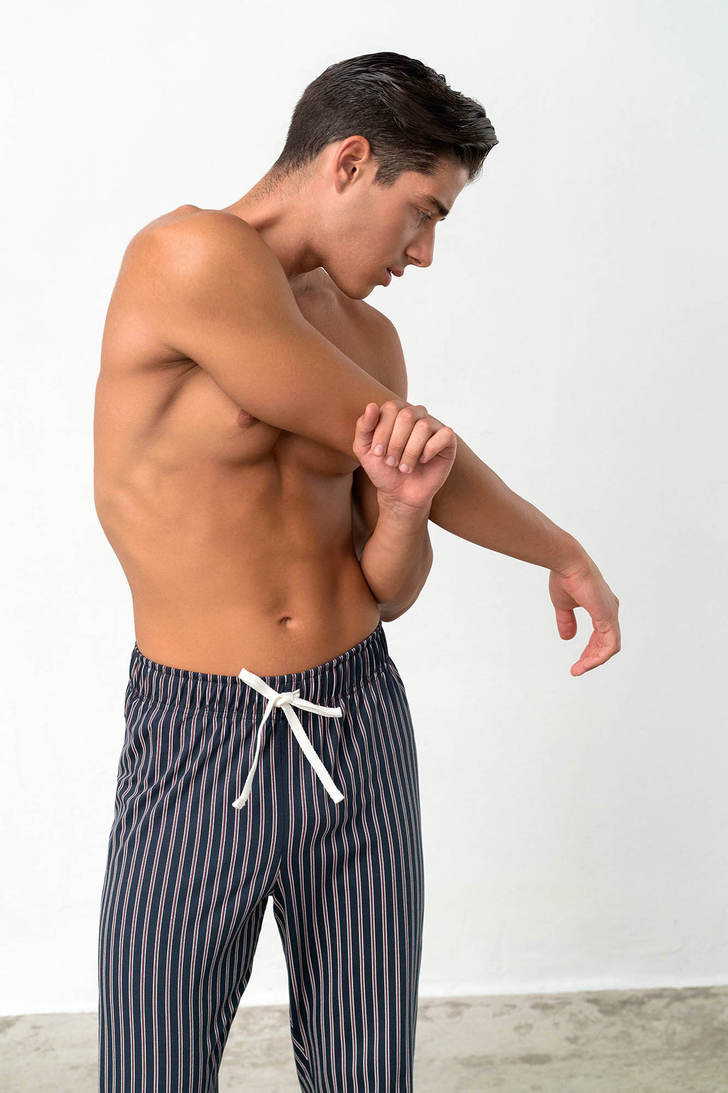 Vamp - Ριγέ Μακρύ Παντελόνι