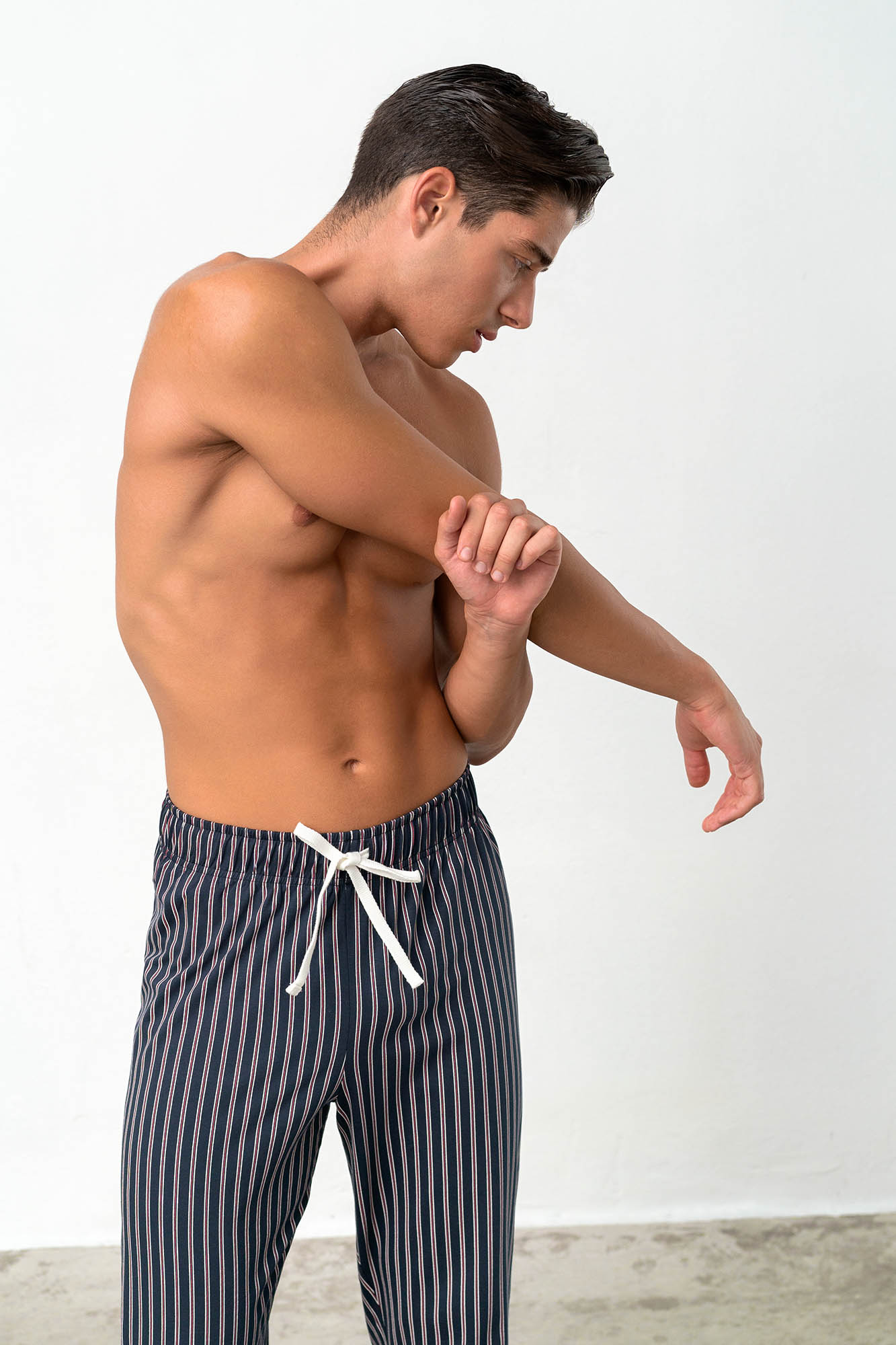 Vamp - Ριγέ Μακρύ Παντελόνι