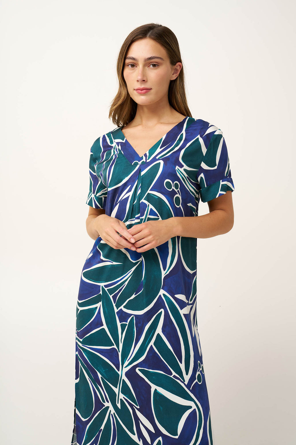 Vamp - Μακρύ Καλοκαιρινό Ωκεάνιο Φόρεμα