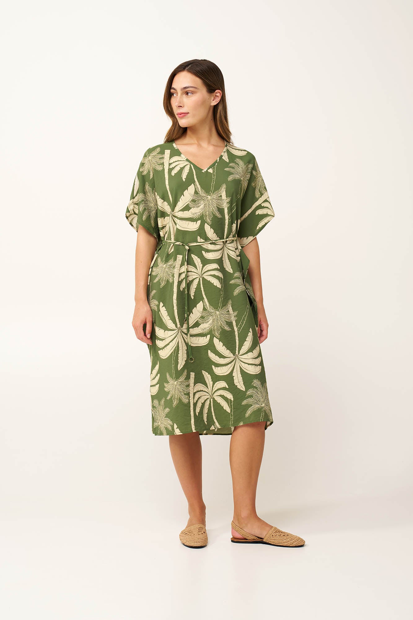 Vamp - Tropic Καλοκαιρινό Φόρεμα από Ποπλπίνα