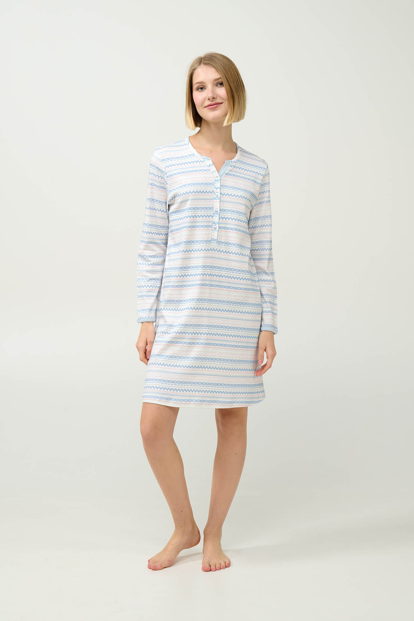 Vamp - Βαμβακερό Νυχτικό με Πατιλέτα