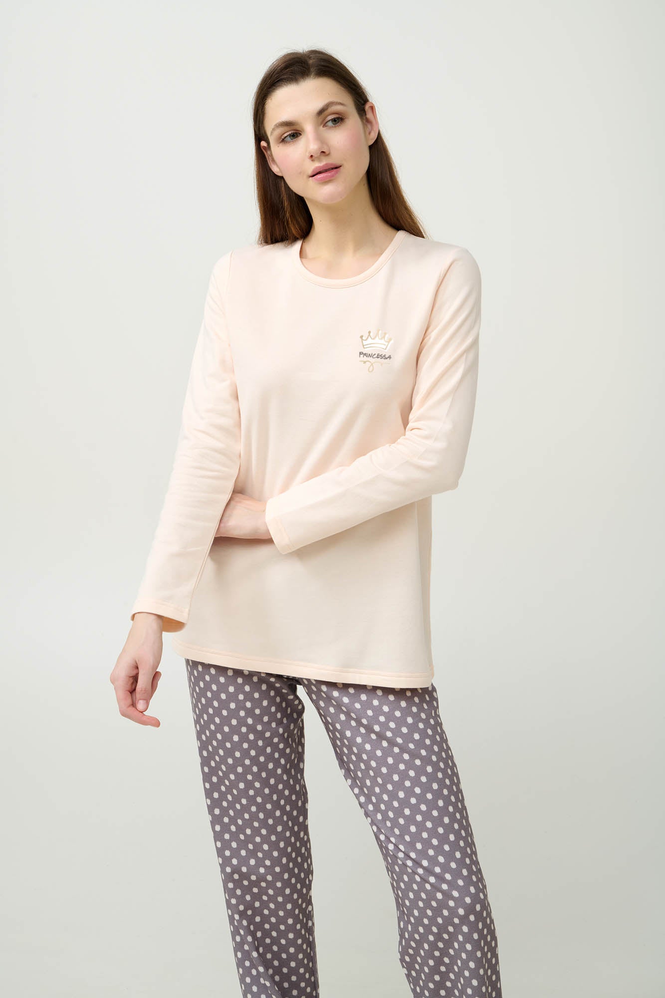 Vamp - Γυναικεία Βαμβακερή Φόυτερ Πυτζάμα