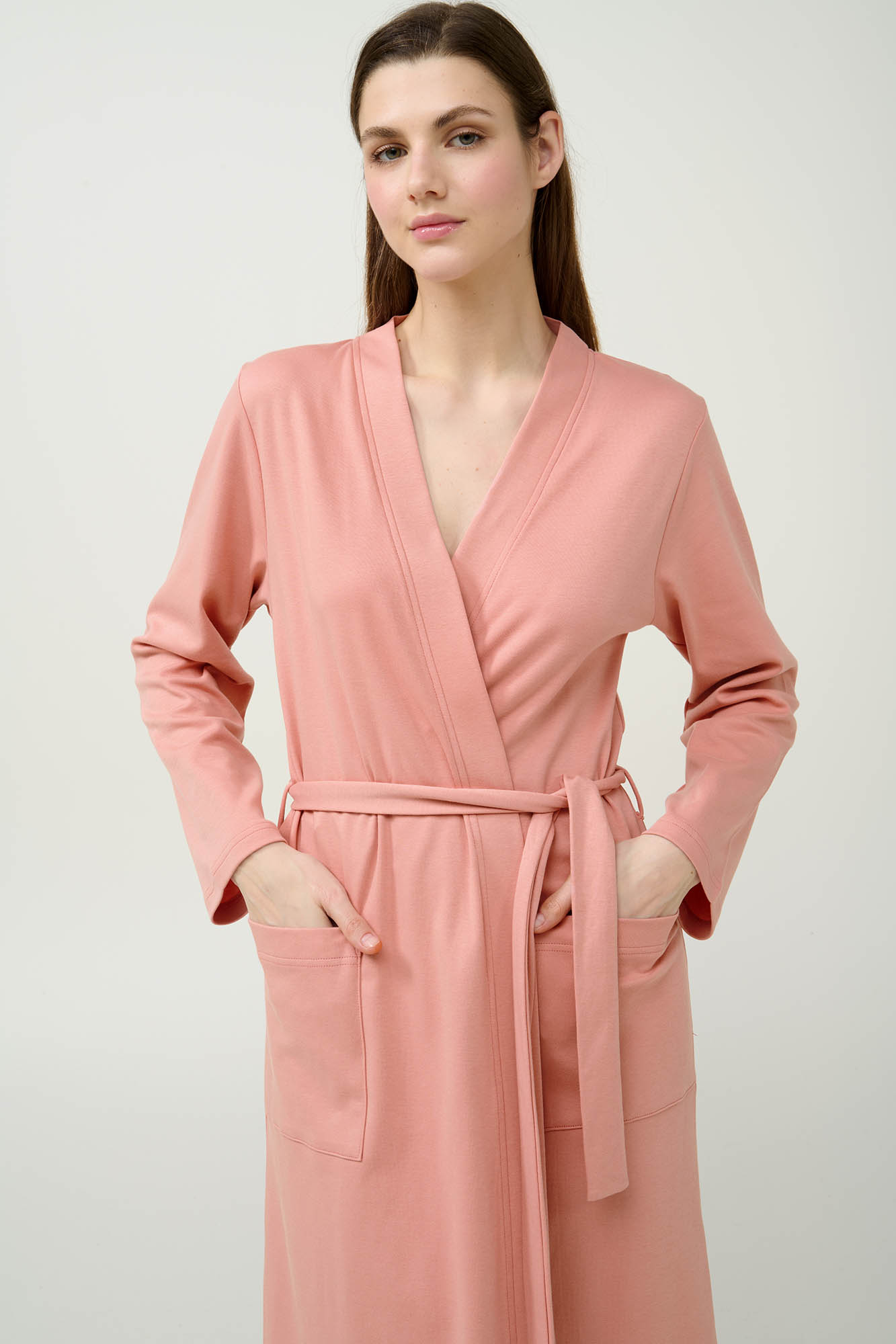 Vamp - Σταυρωτή Βαμβακερή Γυναικεία Ρόμπα