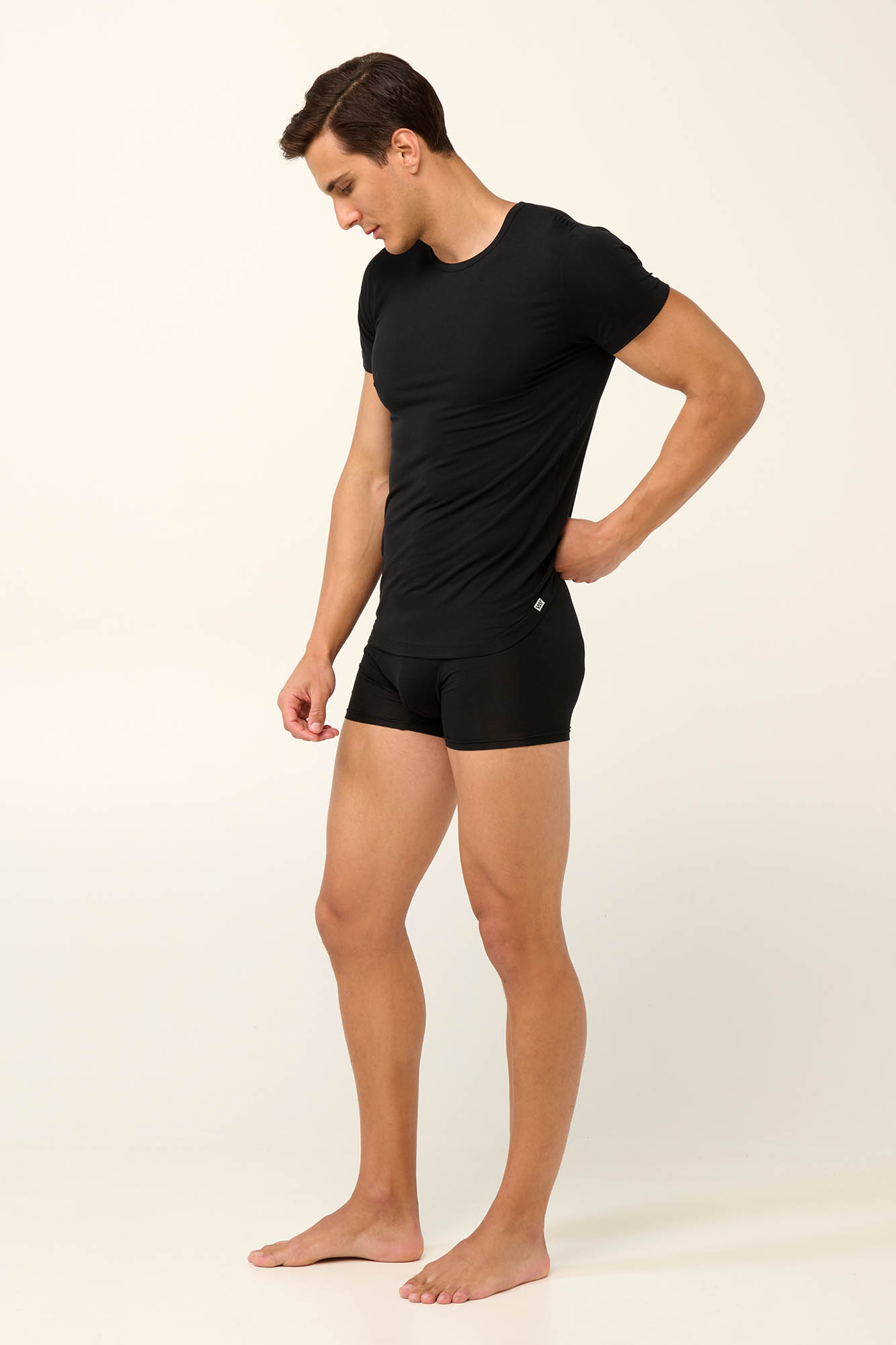 Vamp - Ανδρικό Φανελάκι Micromodal με Κοντό Μανίκι