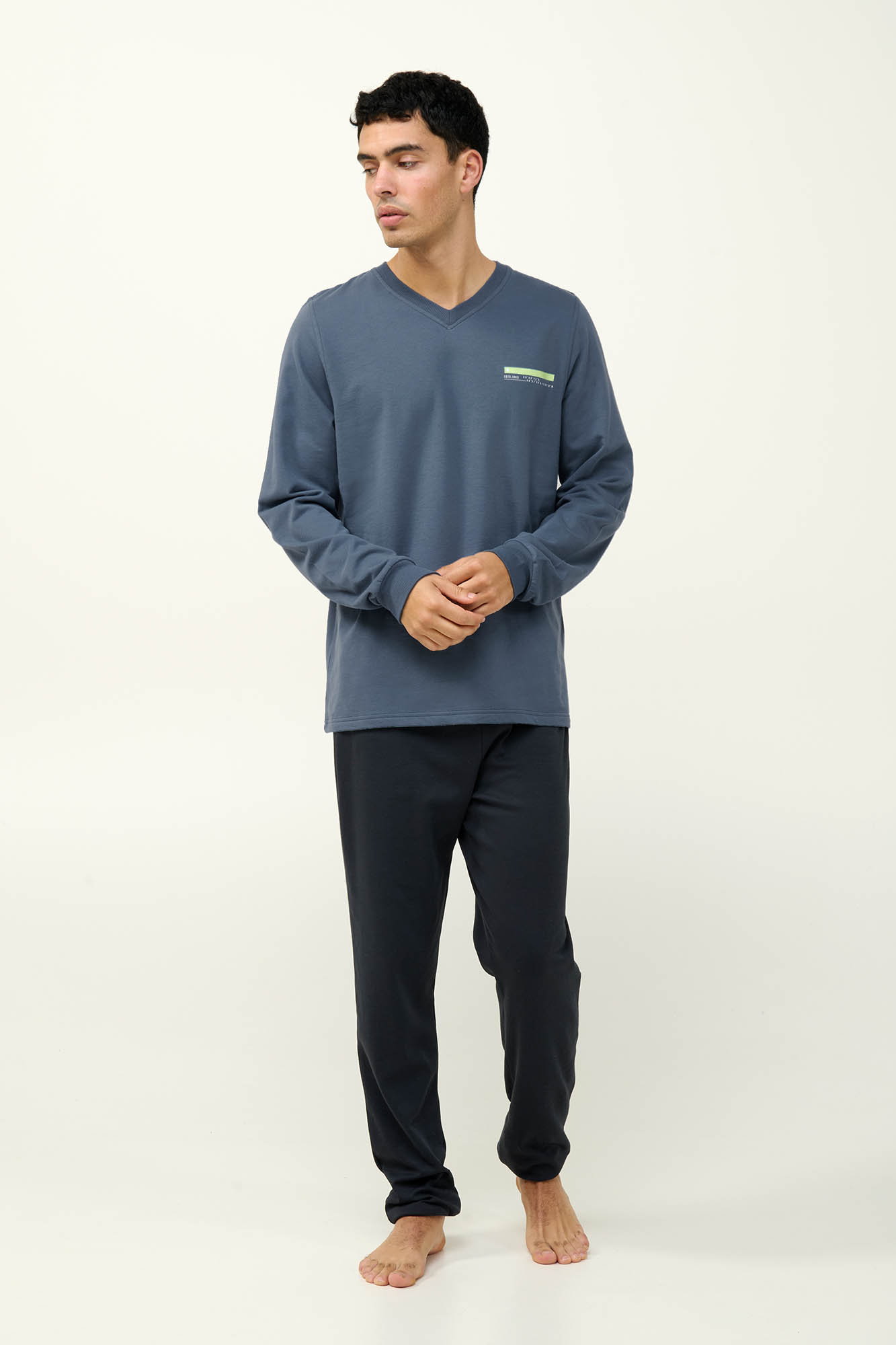 Vamp - Ανδρική Φούτερ Φόρμα με V Λαιμόκοψη