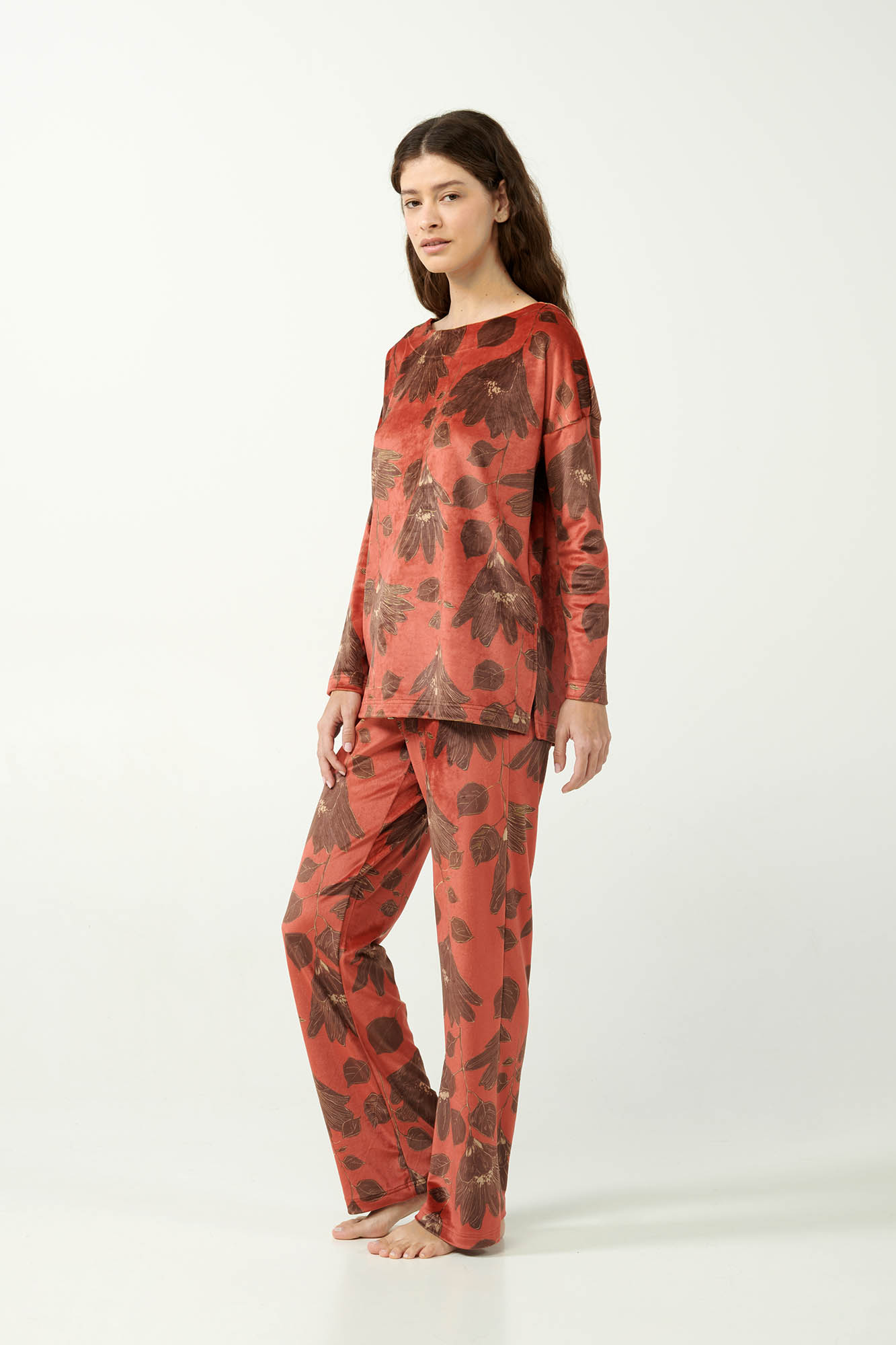 Vamp - Φλοράλ Σετ Σπιτιού από Βελούδο