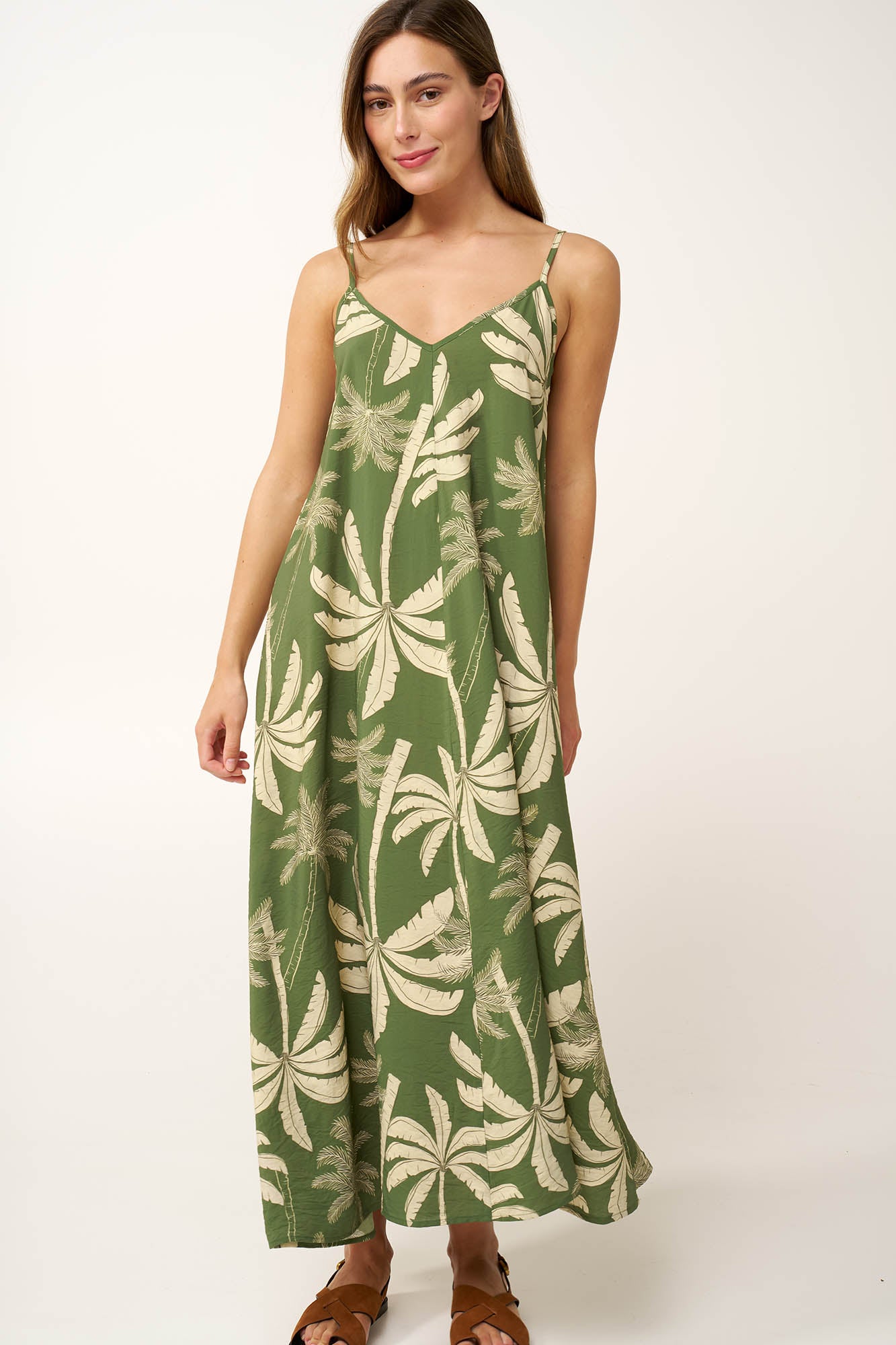 Vamp - Maxi Καλοκερινό Φόρεμα με Φοίκινες