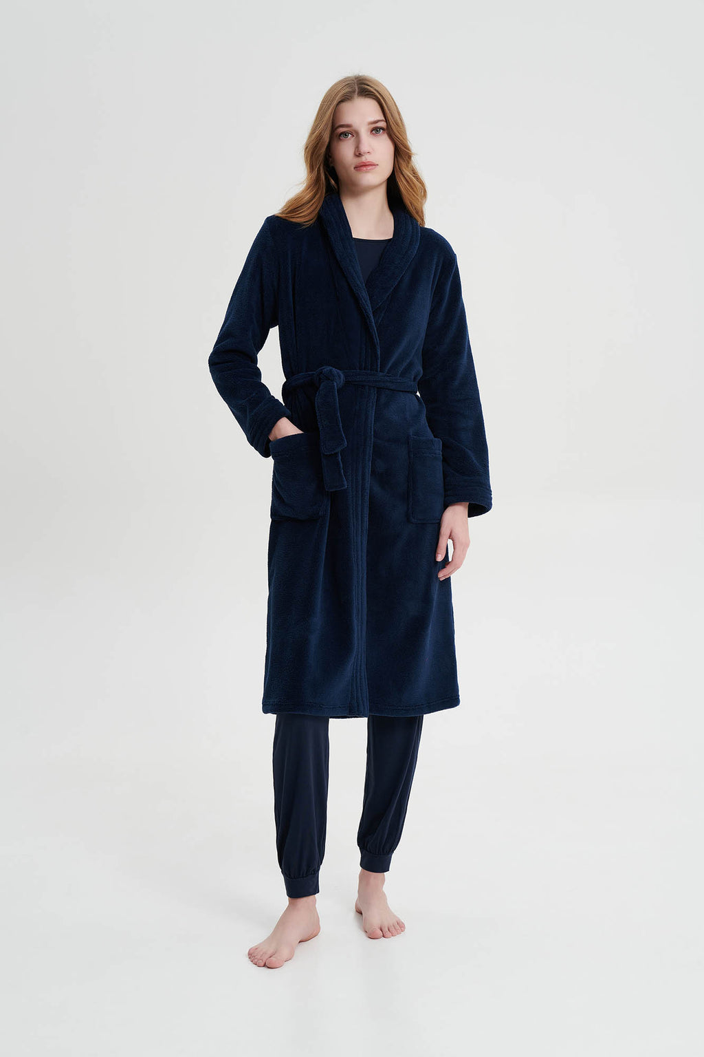 Vamp - Μονόχρωμη Σταυρωτή Ρόμπα