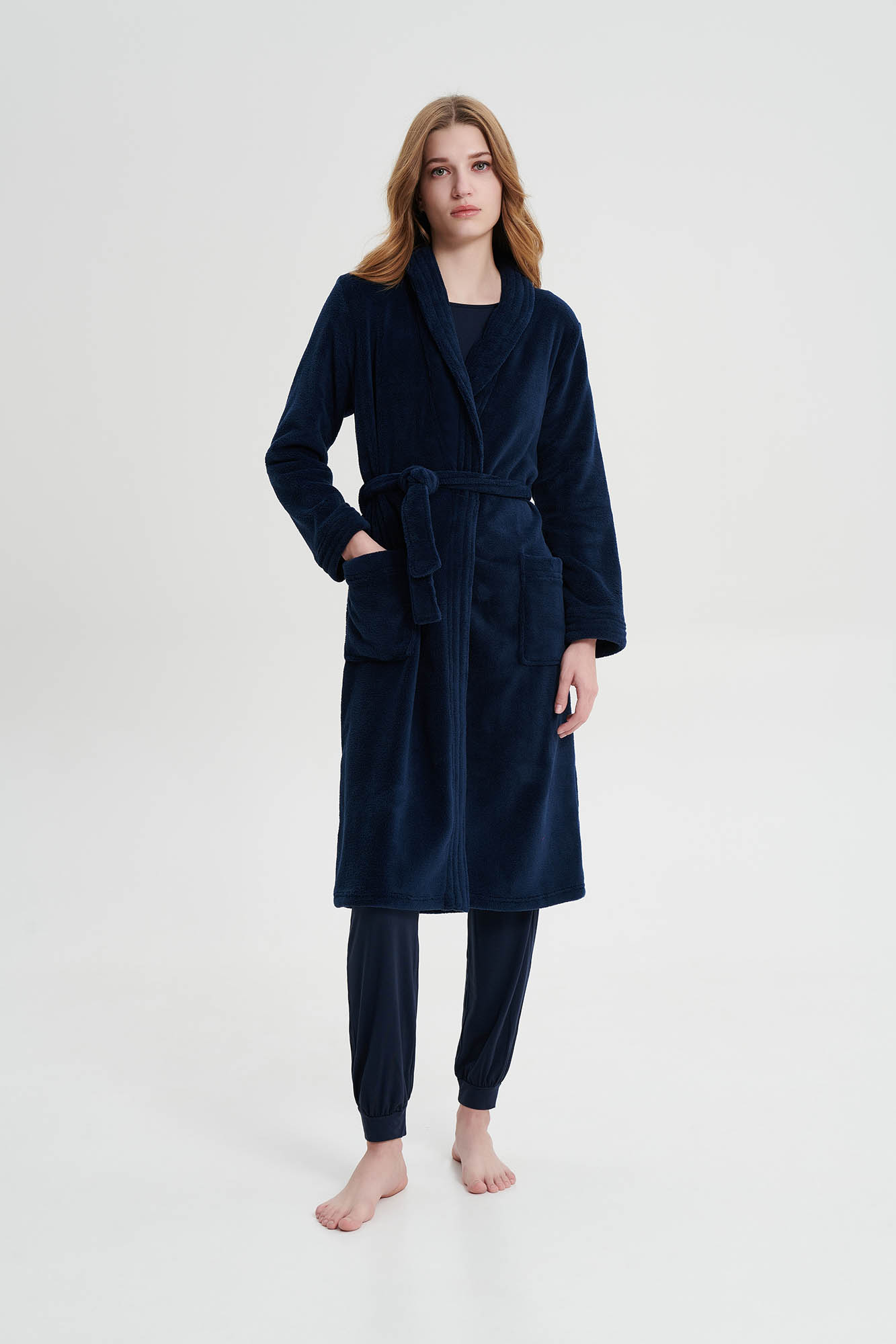 Vamp - Μονόχρωμη Σταυρωτή Ρόμπα