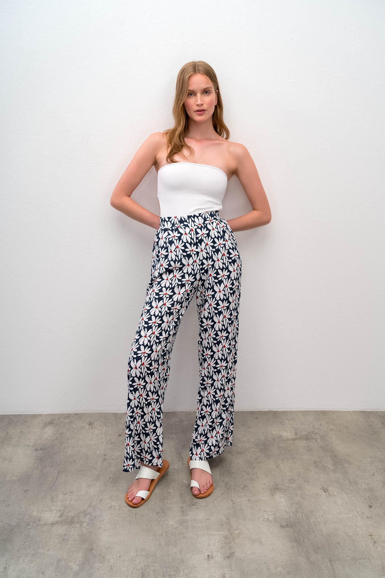 Vamp - Γυναικείο Φαρδύ Παντελόνι