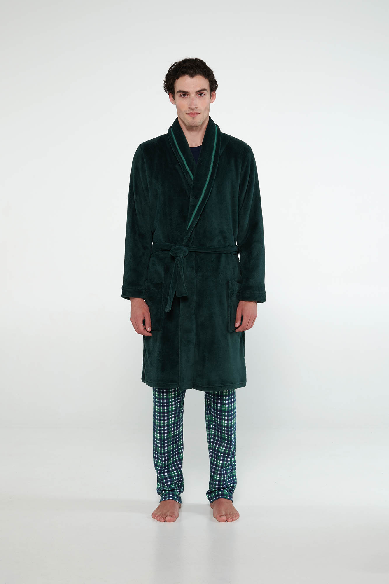 Vamp - Μονόχρωμη Σταυρωτή Ρόμπα