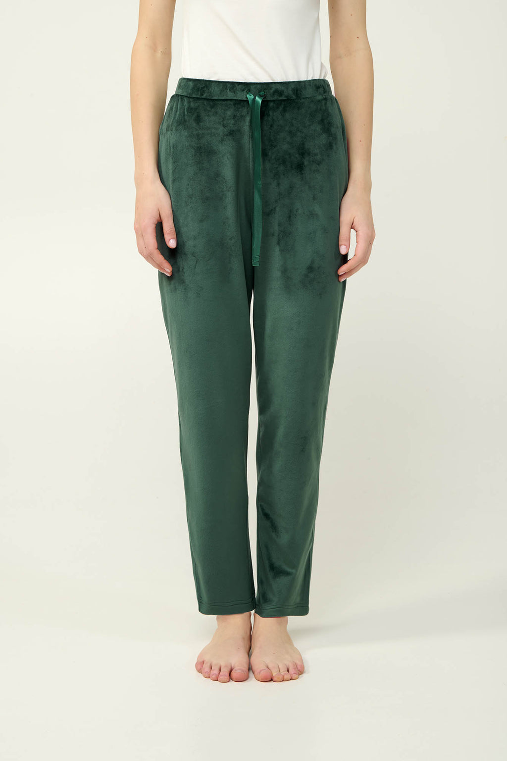 Vamp - Μονόχρωμο Γυναικείο Παντελόνι Velvet