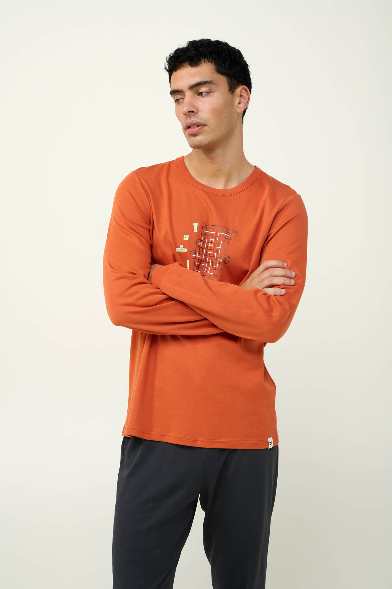 Vamp - Ανδρική Χειμερινή Πυτζάμα με Μανσέτες