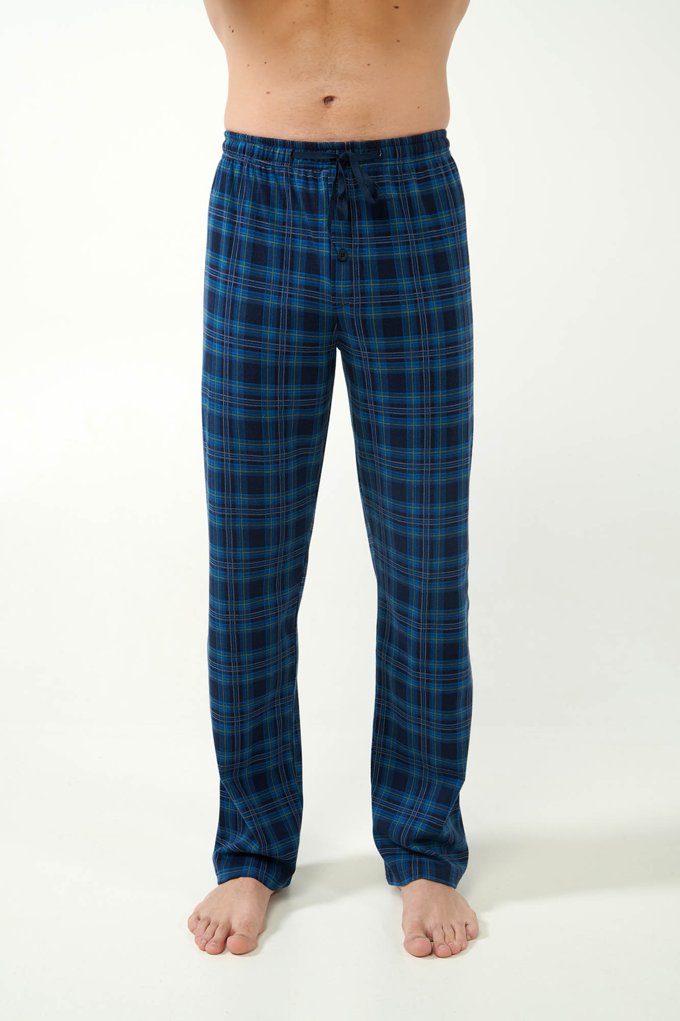 Vamp - Μακρύ Παντελόνι σε Ταρτάν Μοτίβο