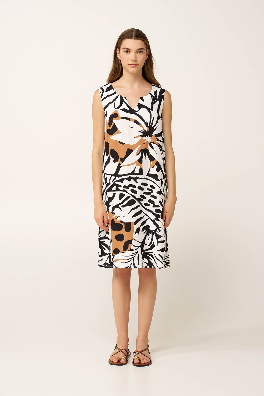 Vamp - Καλοκαιρινό African Φόρεμα από Ποπλίνα