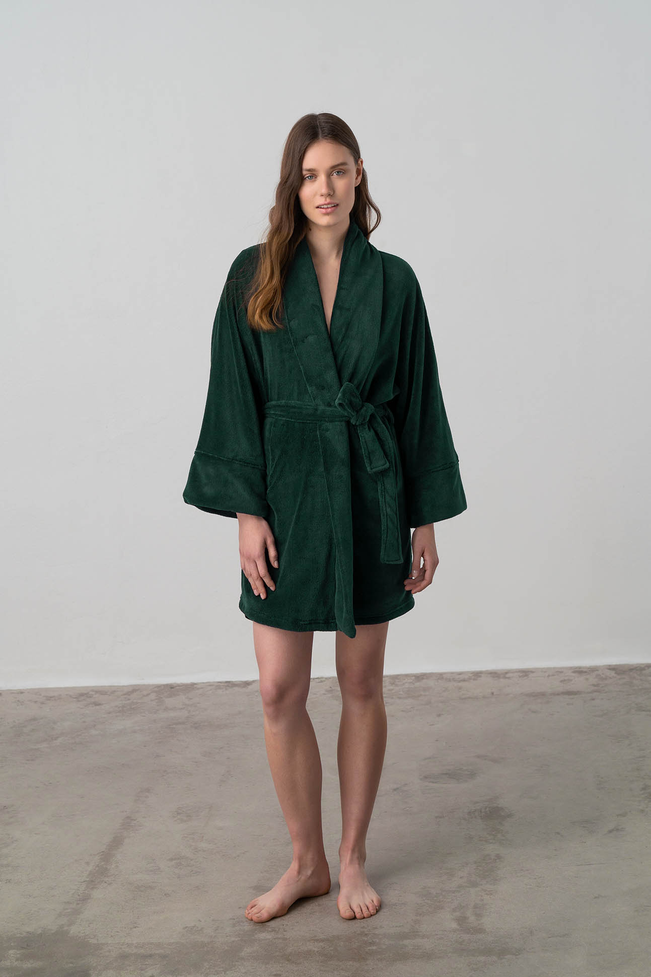 Vamp - Μονόχρωμη Σταυρωτή Ρόμπα