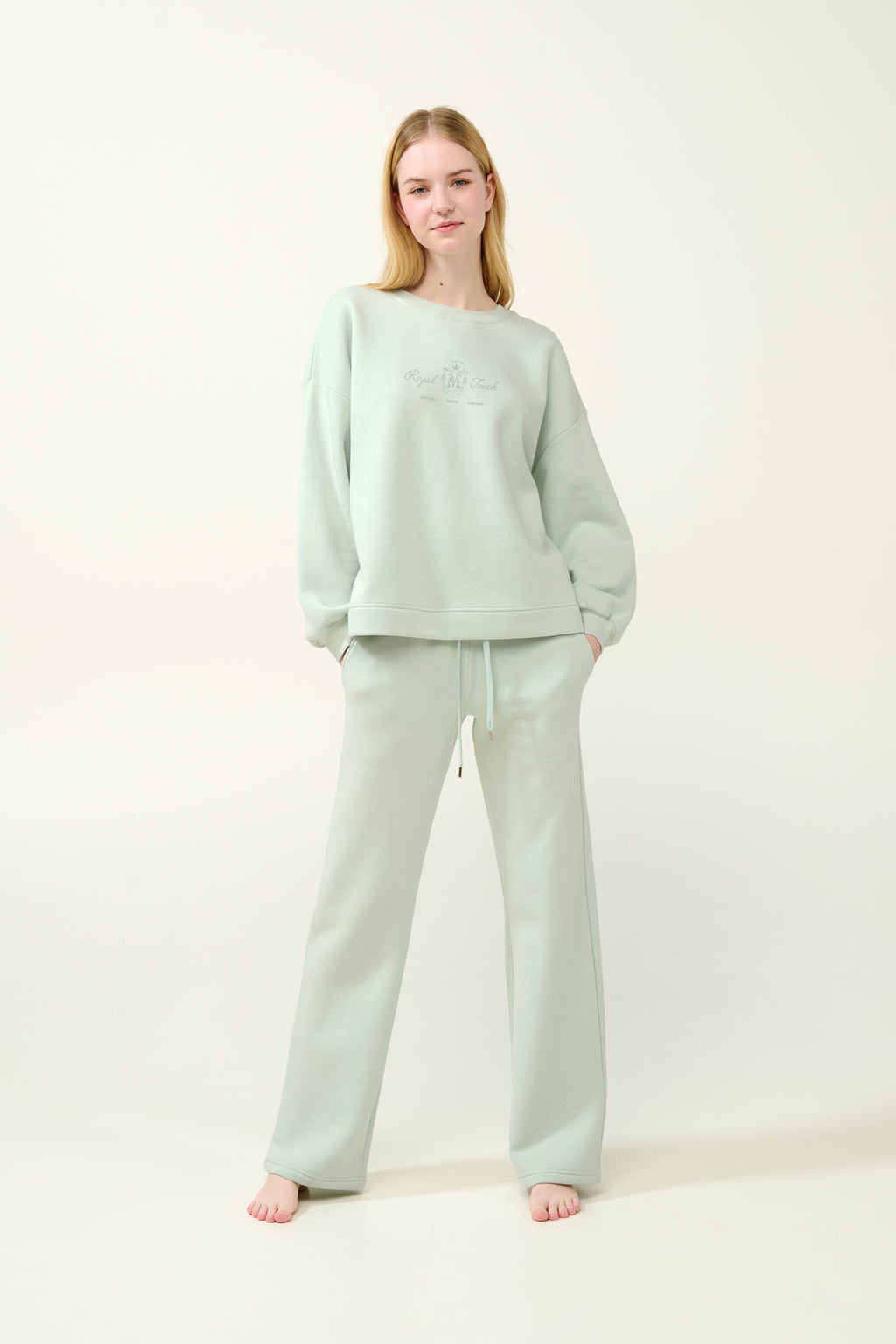 Vamp - Γυναικεία Φούτερ Φόρμα με Μανσέτες