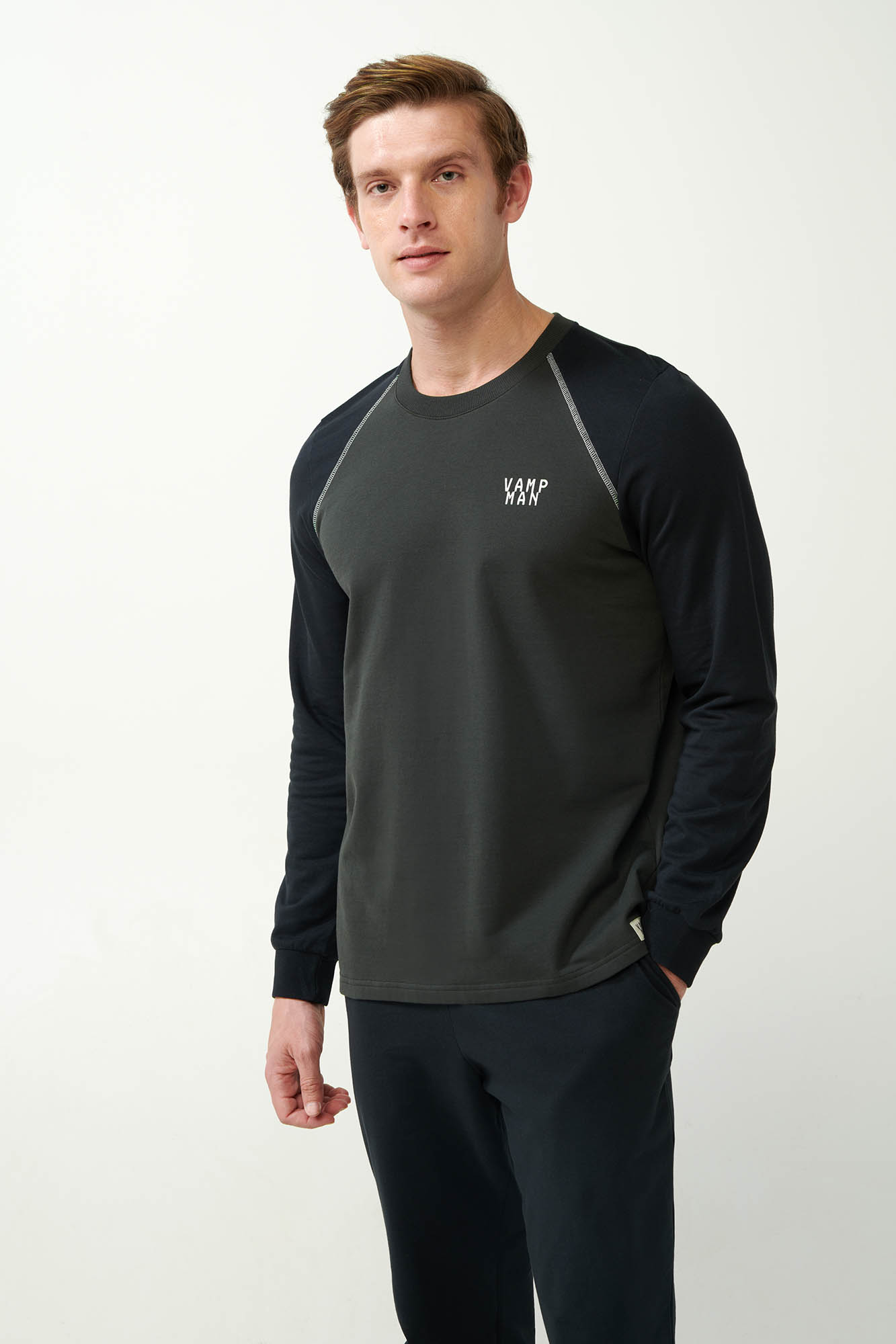 Vamp - Φούτερ Φόρμα Σπιτιού με Μανσέτες