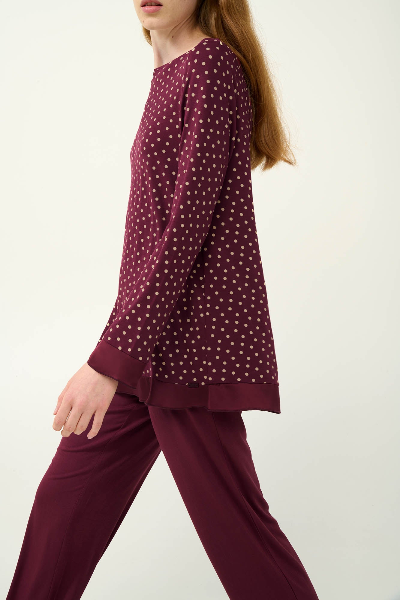 Vamp - Γυναικεία Πουά Πυτζάμα Micromodal