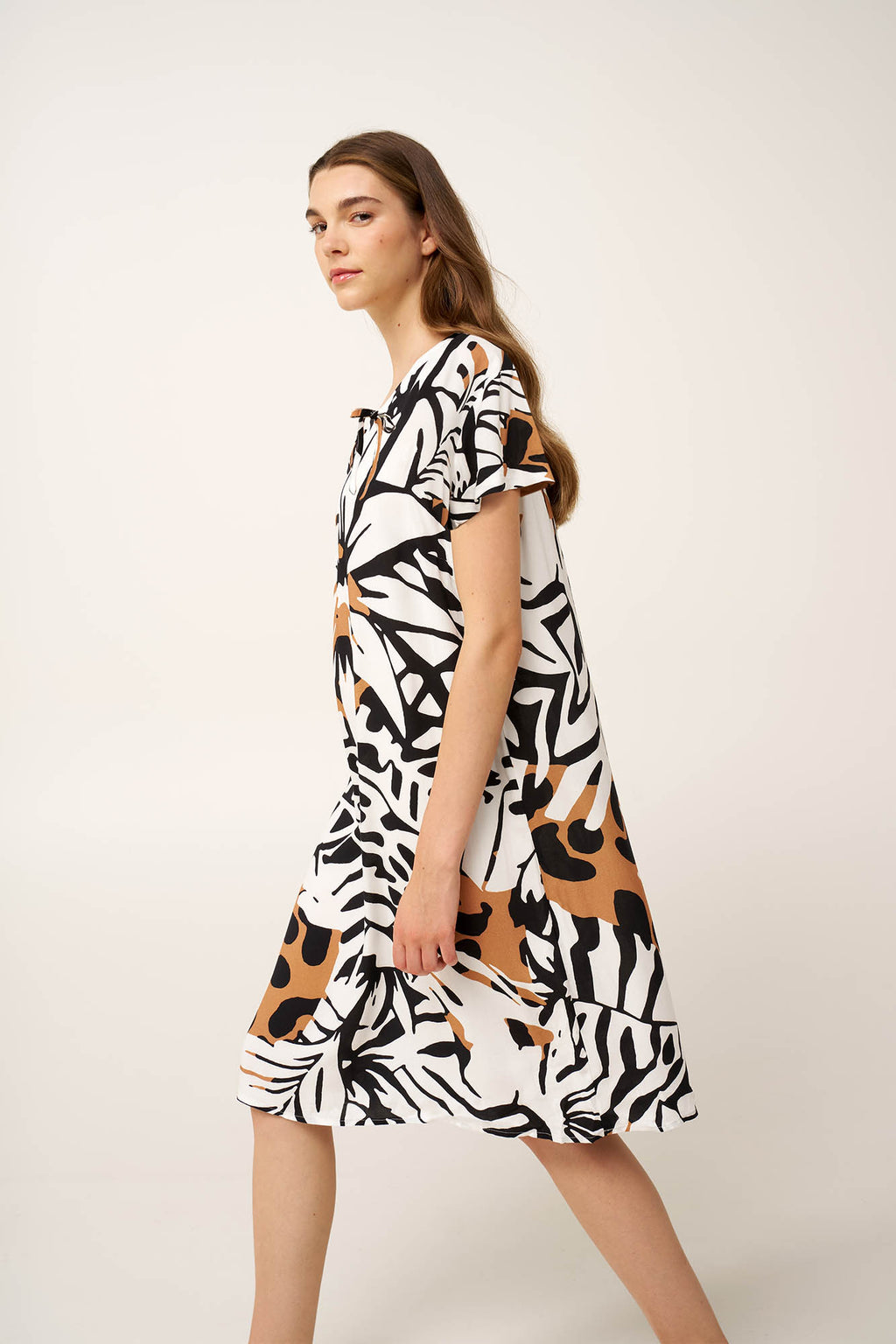 Vamp - Καλοκαιρινό African Φόρεμα από Ποπλίνα