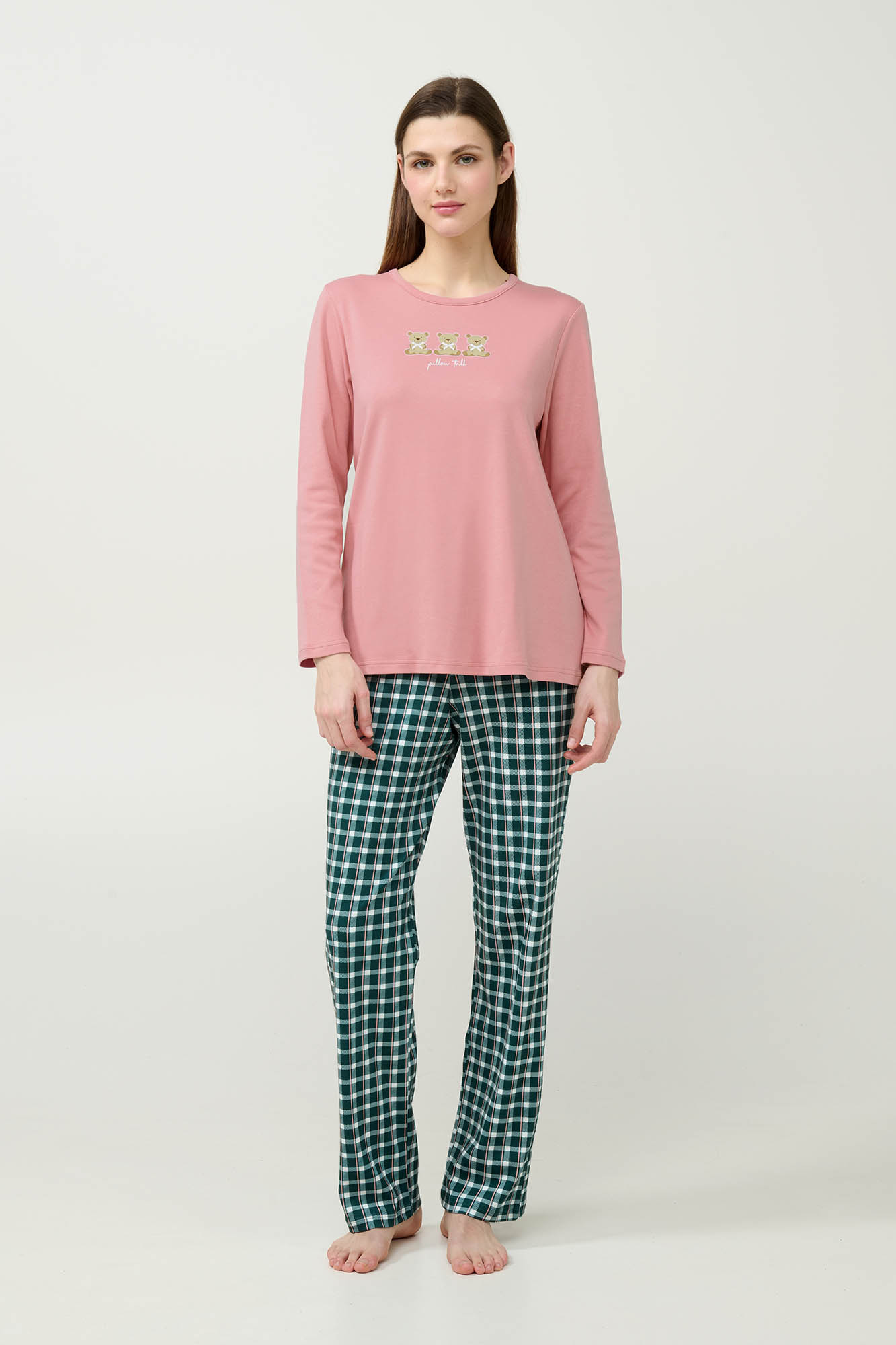 Vamp - Βαμβακερή Χειμερινή Γυναικεία Πυτζάμα