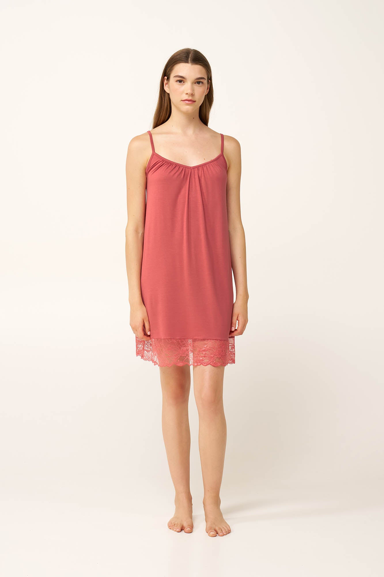 Vamp - Νυχτικό Micromodal με Τιράντες