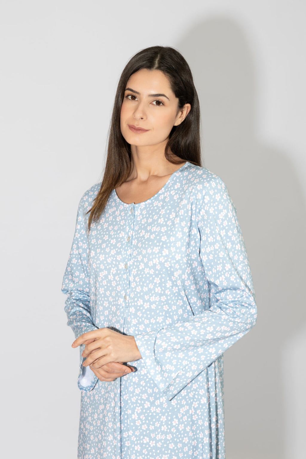 Harmony - Νυχτικό Εμπριμέ Πατιλέτα Cotton/Modal