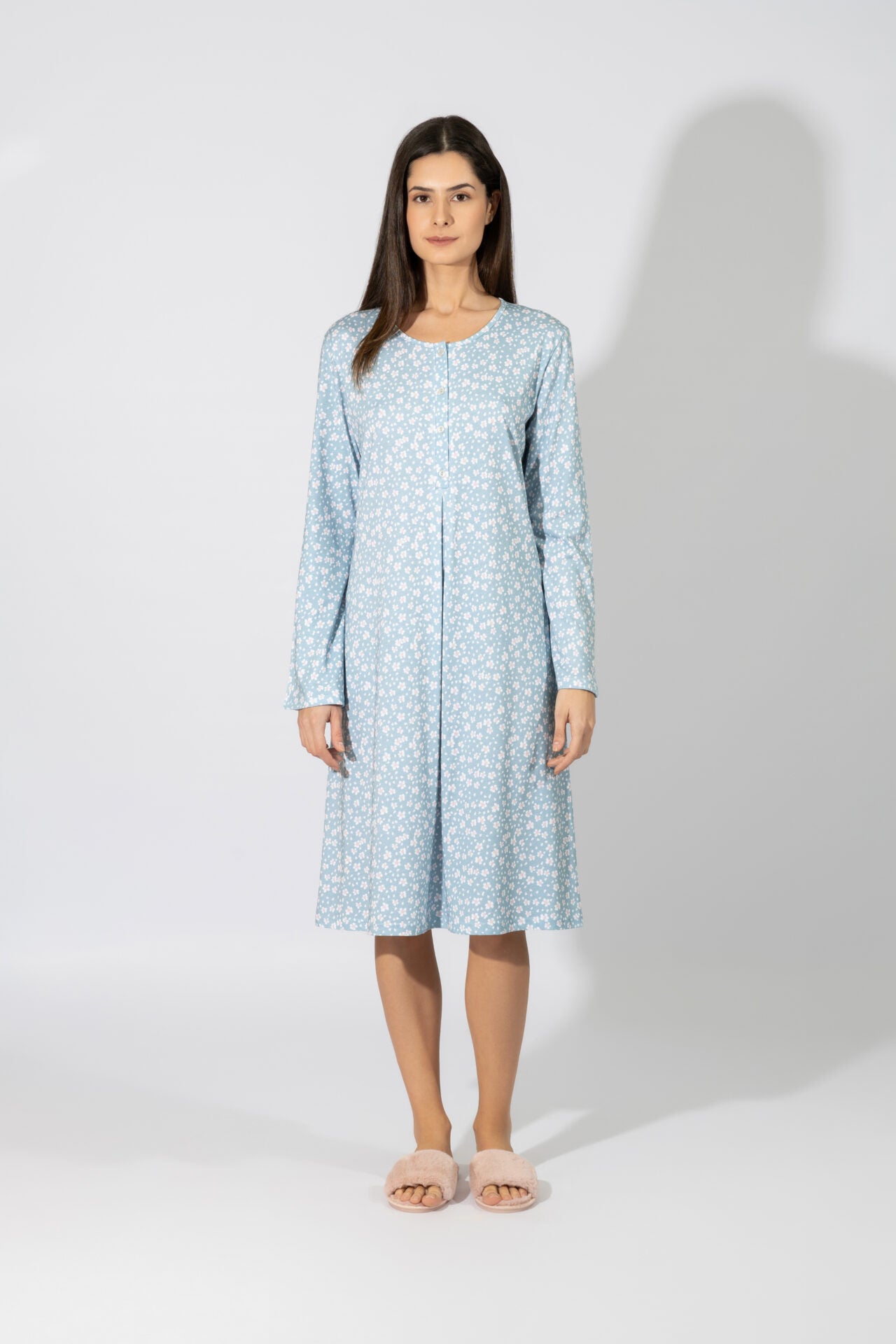 Harmony - Νυχτικό Εμπριμέ Πατιλέτα Cotton/Modal