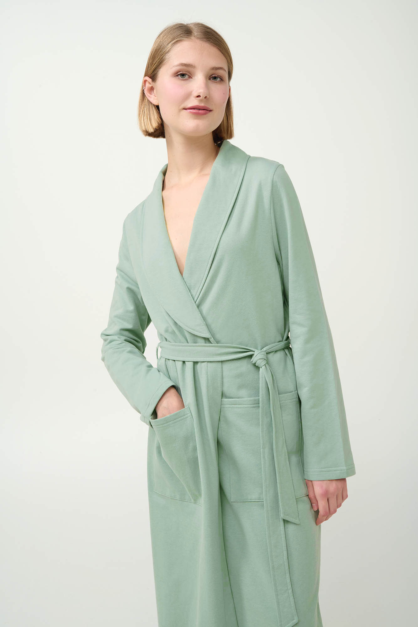 Vamp - Γυναικεία Σταυρωτή Ρόμπα Φούτερ