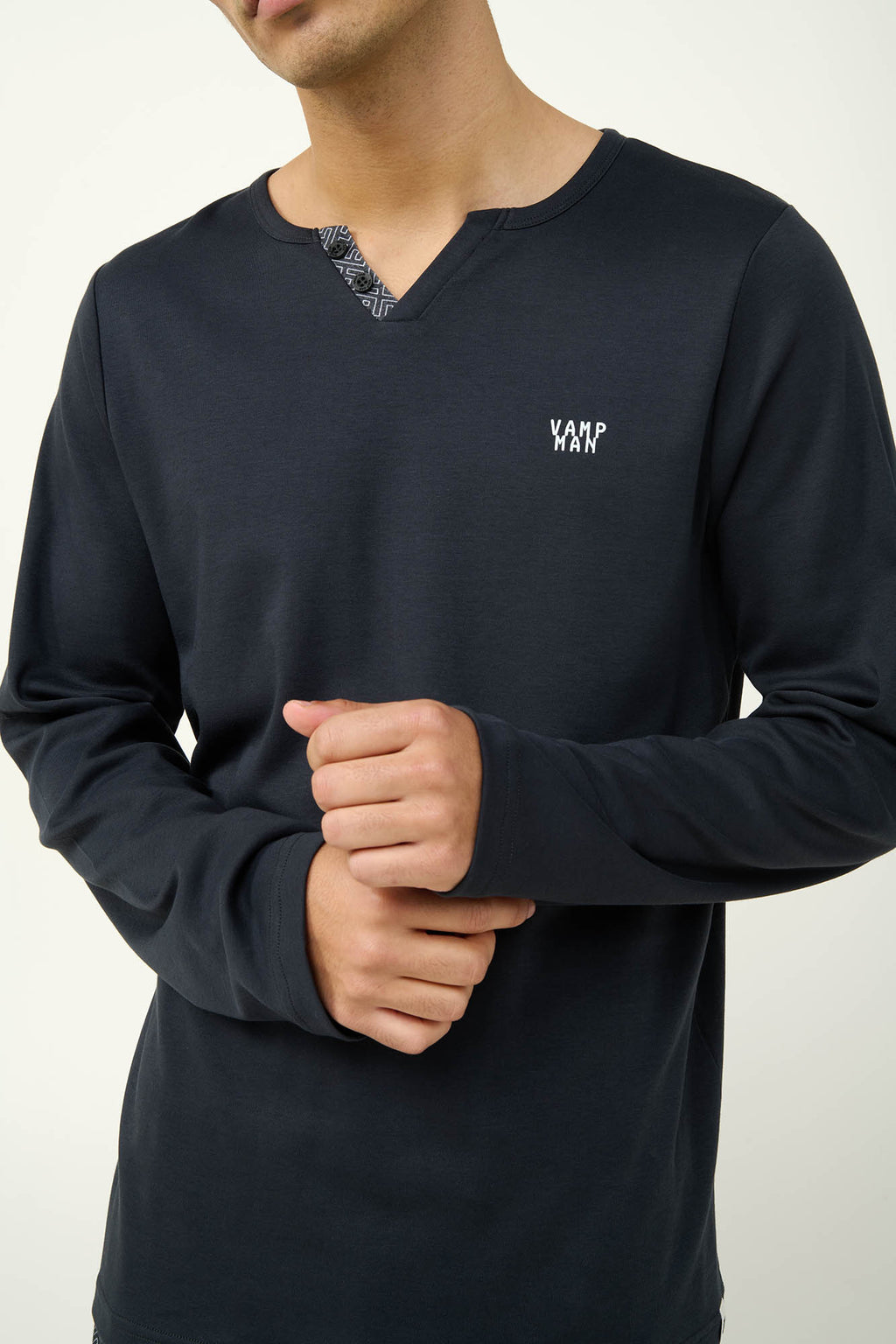 Vamp - Ανδρική Χειμερινή Βαμβακερή Πυτζάμα