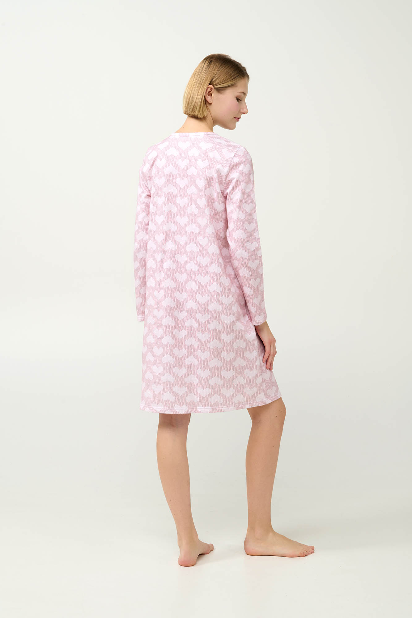 Vamp - Γυναικείο Νυχτικό Φούτερ με Πατιλέτα