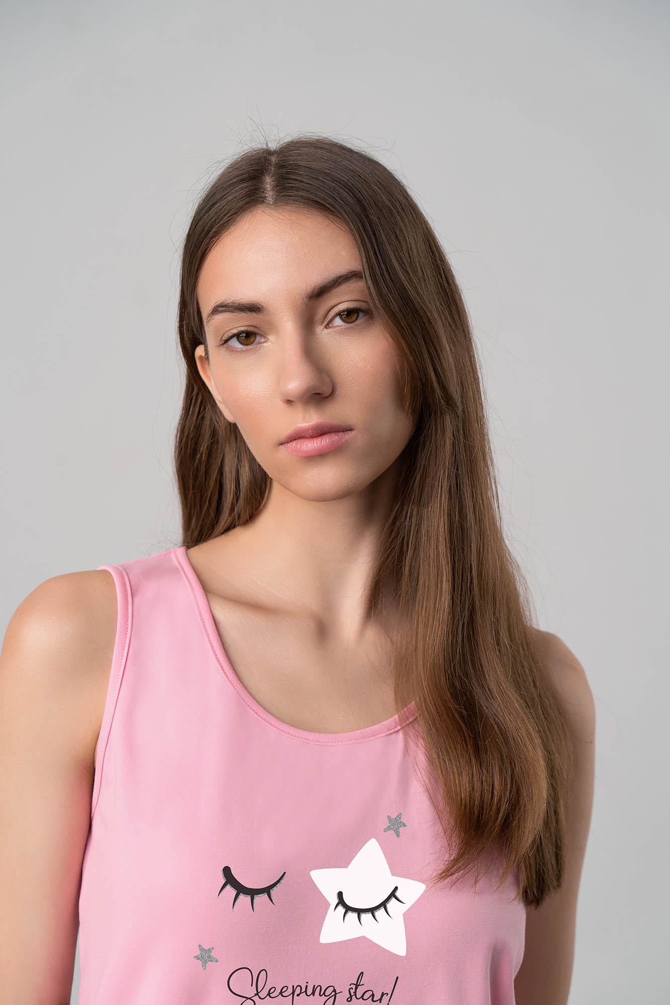 Vamp - Αμάνικη Πυτζάμα με Λαιμόκοψη