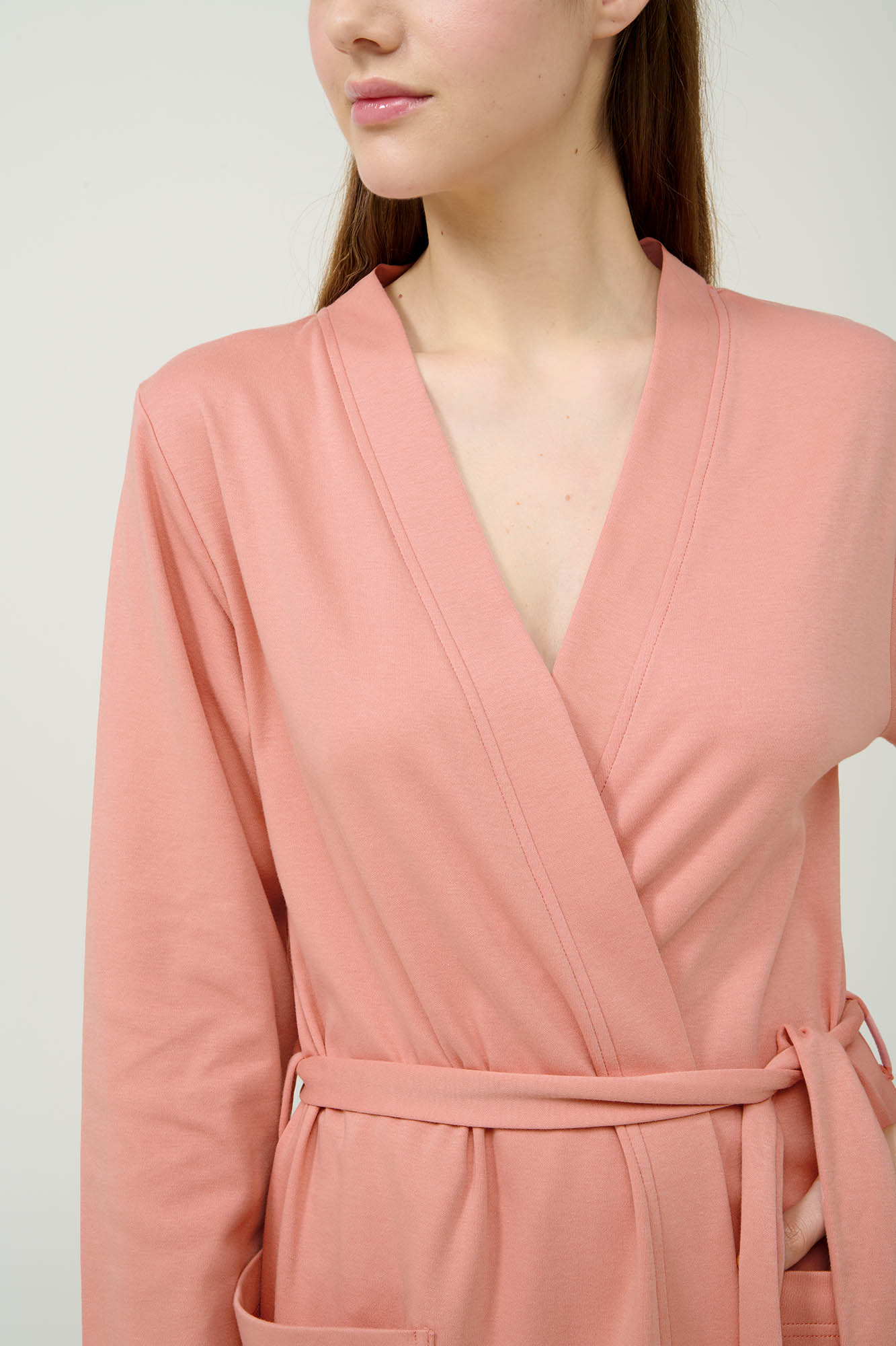 Vamp - Σταυρωτή Βαμβακερή Γυναικεία Ρόμπα