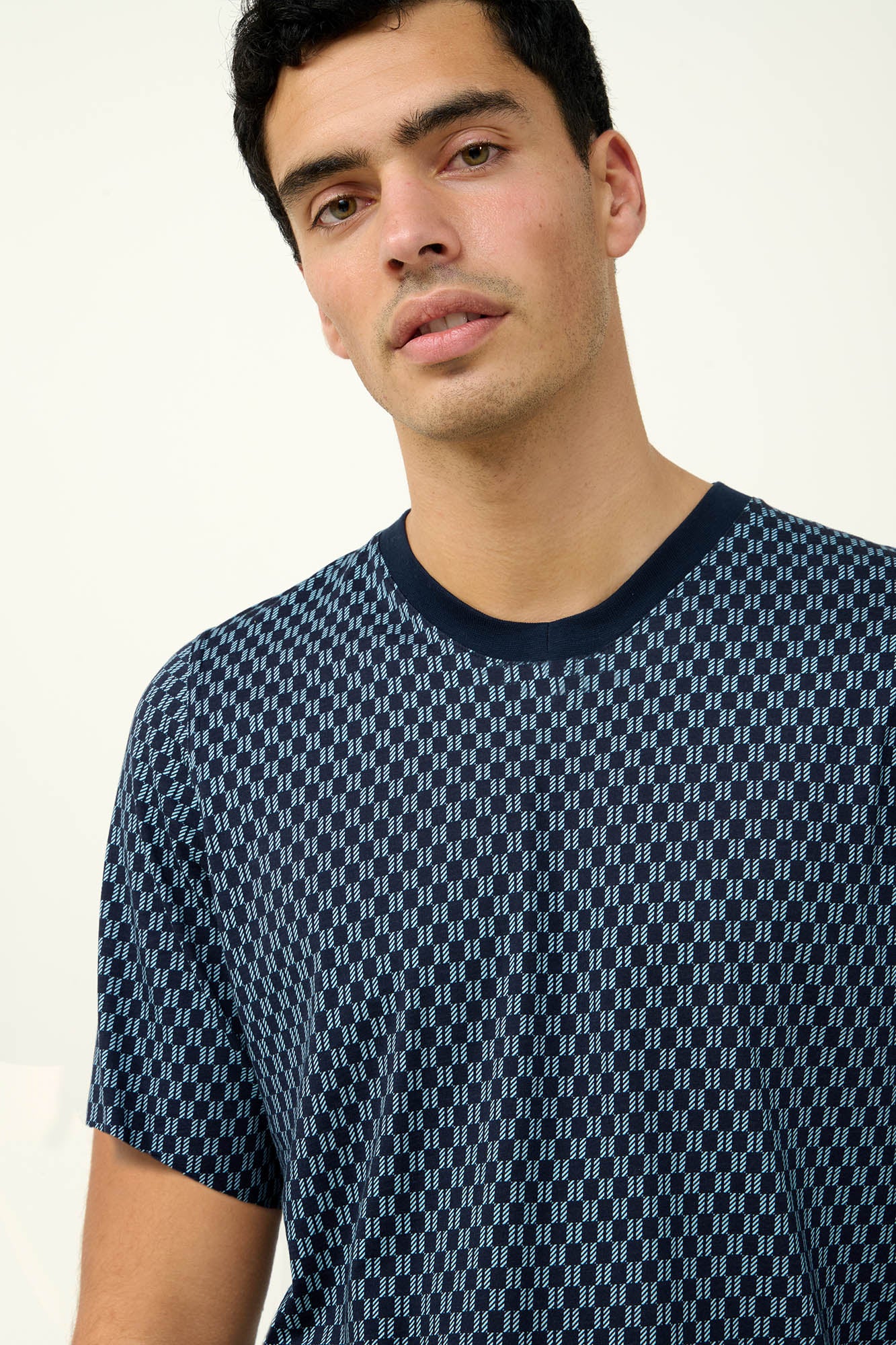 Vamp - Ανδρική Βαμβακερή Πυτζάμα με Κοντό Μανίκι