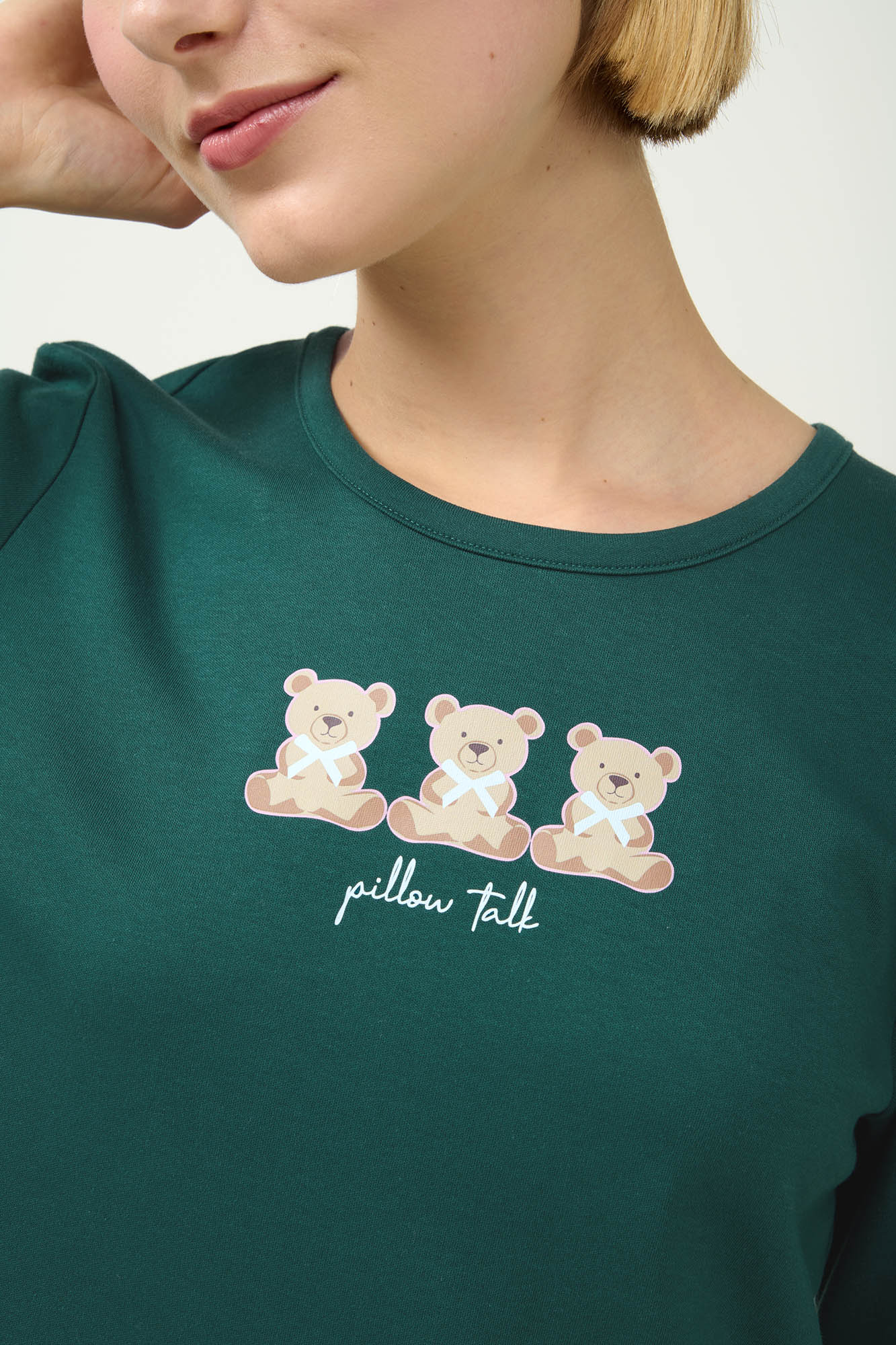 Vamp - Βαμβακερό Νυχτικό με Τσέπες