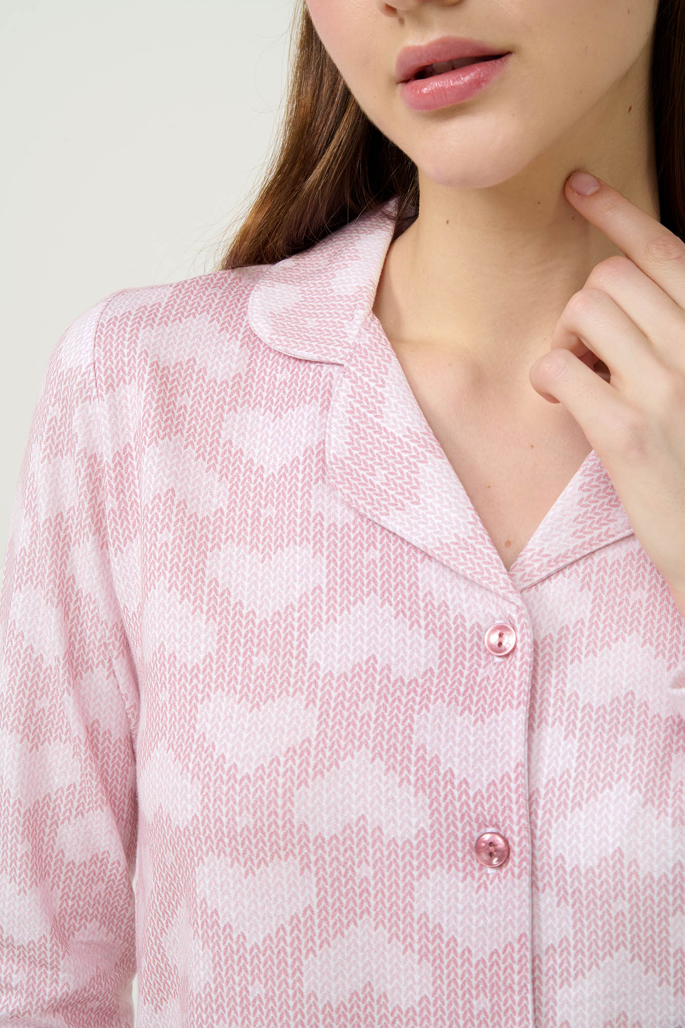 Vamp - Γυναικεία Κουμπωτή Πυτζάμα Φούτερ