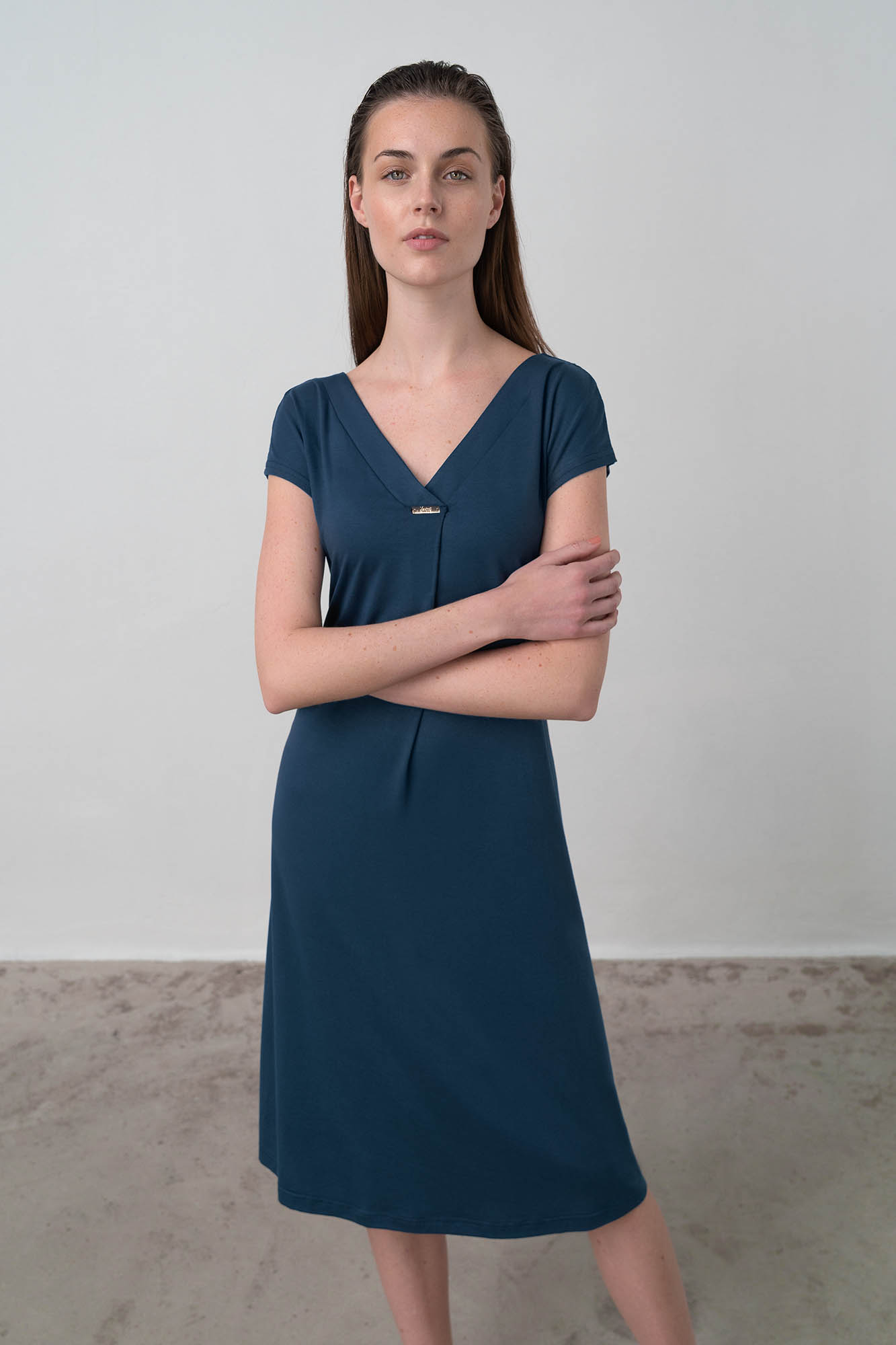 Vamp - Φόρεμα με Κοντό Μανίκι