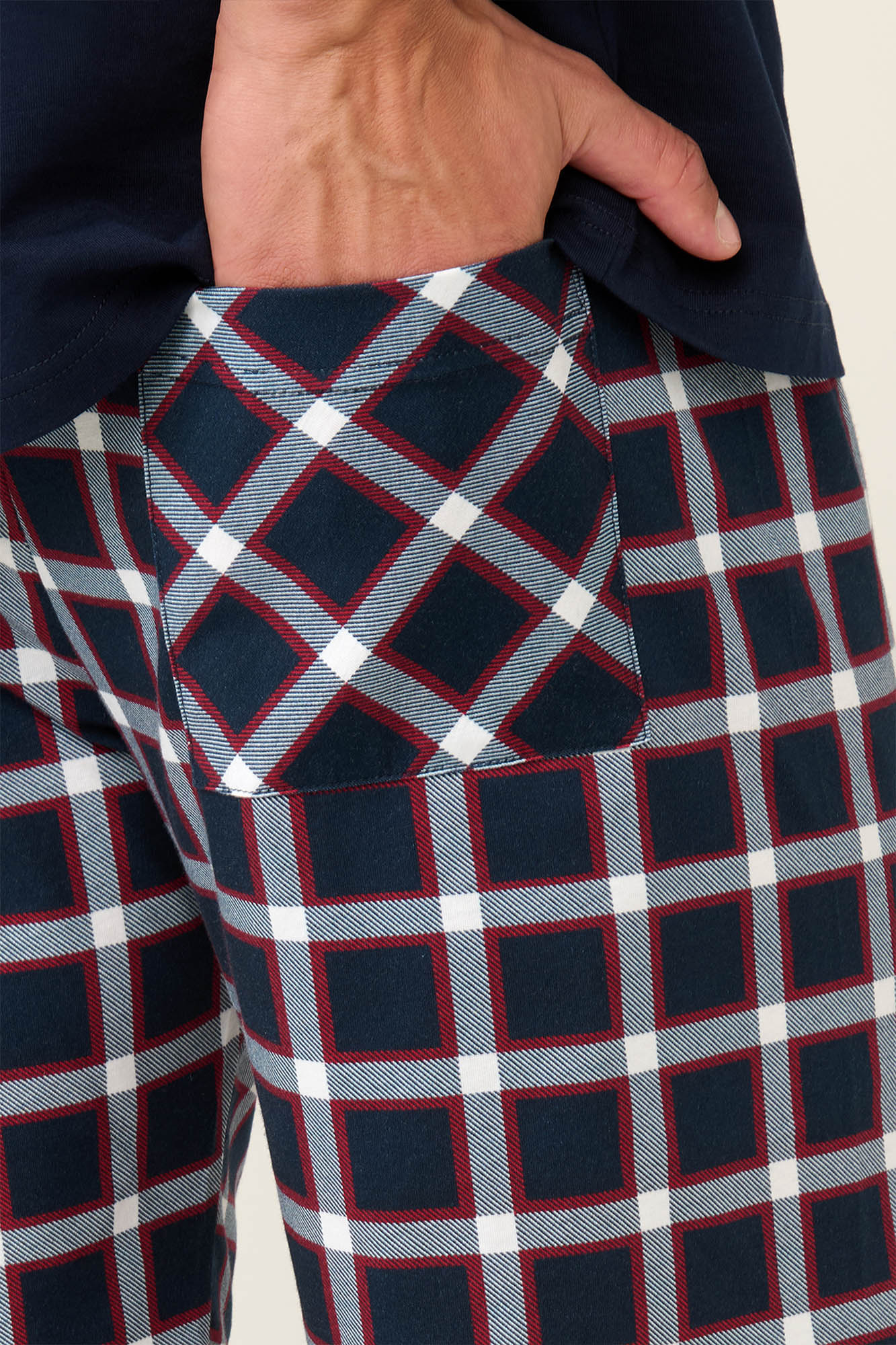 Vamp - Βαμβακερή Ανδρική Πυτζάμα με Πατιλέτα