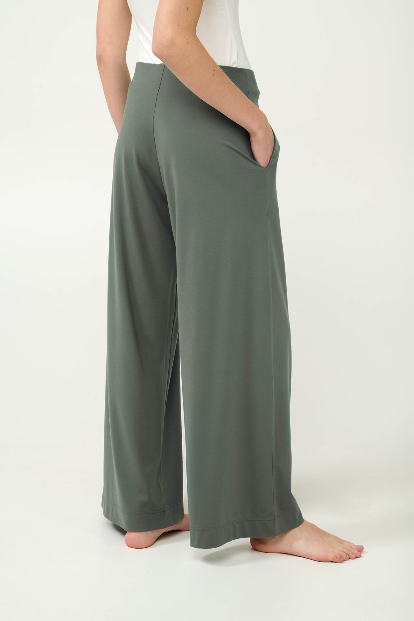 Vamp - Γυναικείο Lounge Φαρδύ Παντελόνι