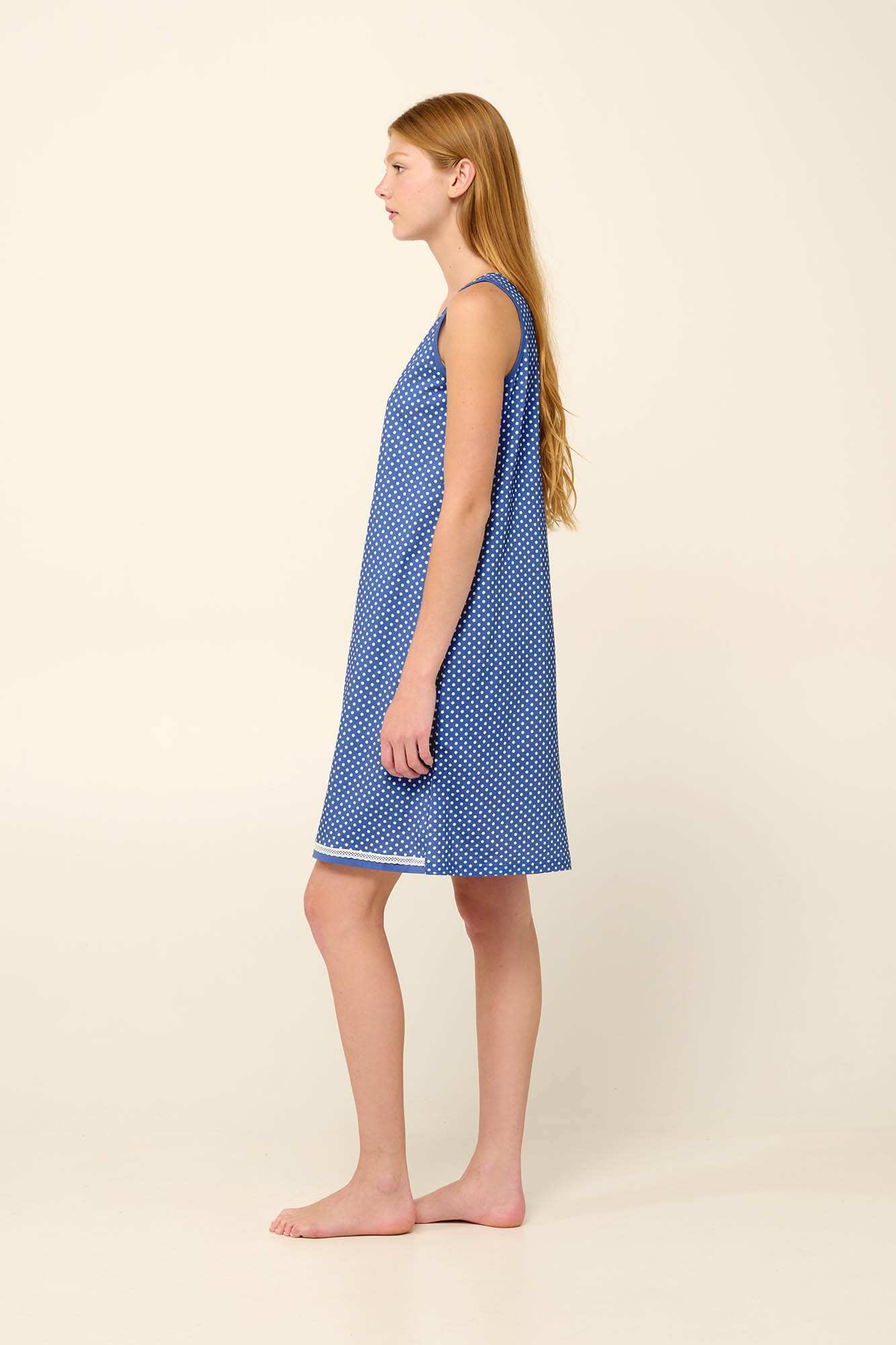 Vamp - Αμάνικο Καλοκαιρινό Νυχτικό με Πατιλέτα