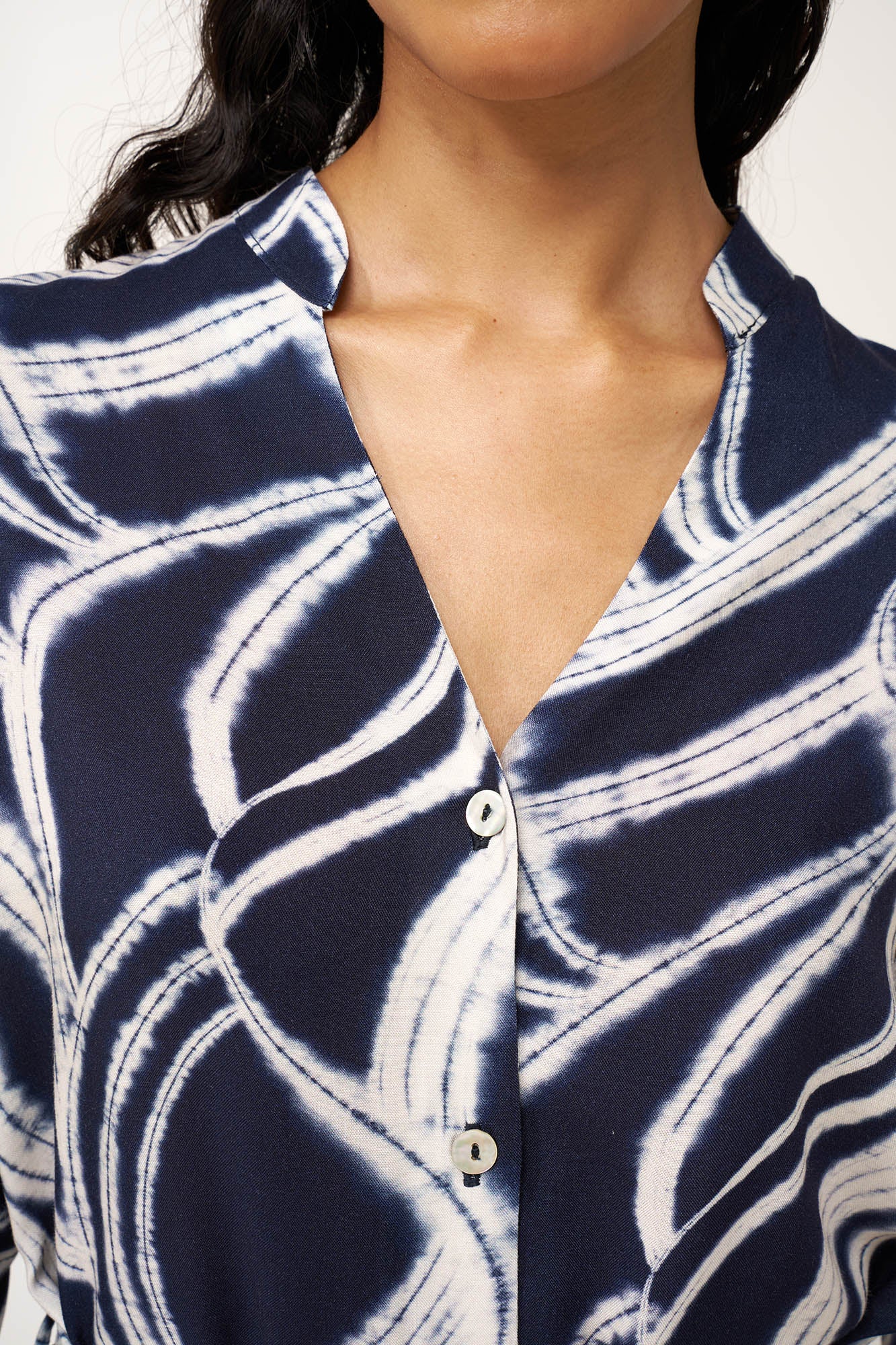 Vamp - Καλοκαιρινό Κουμπωτό Μακρύ Φόρεμα από ποπλίνα