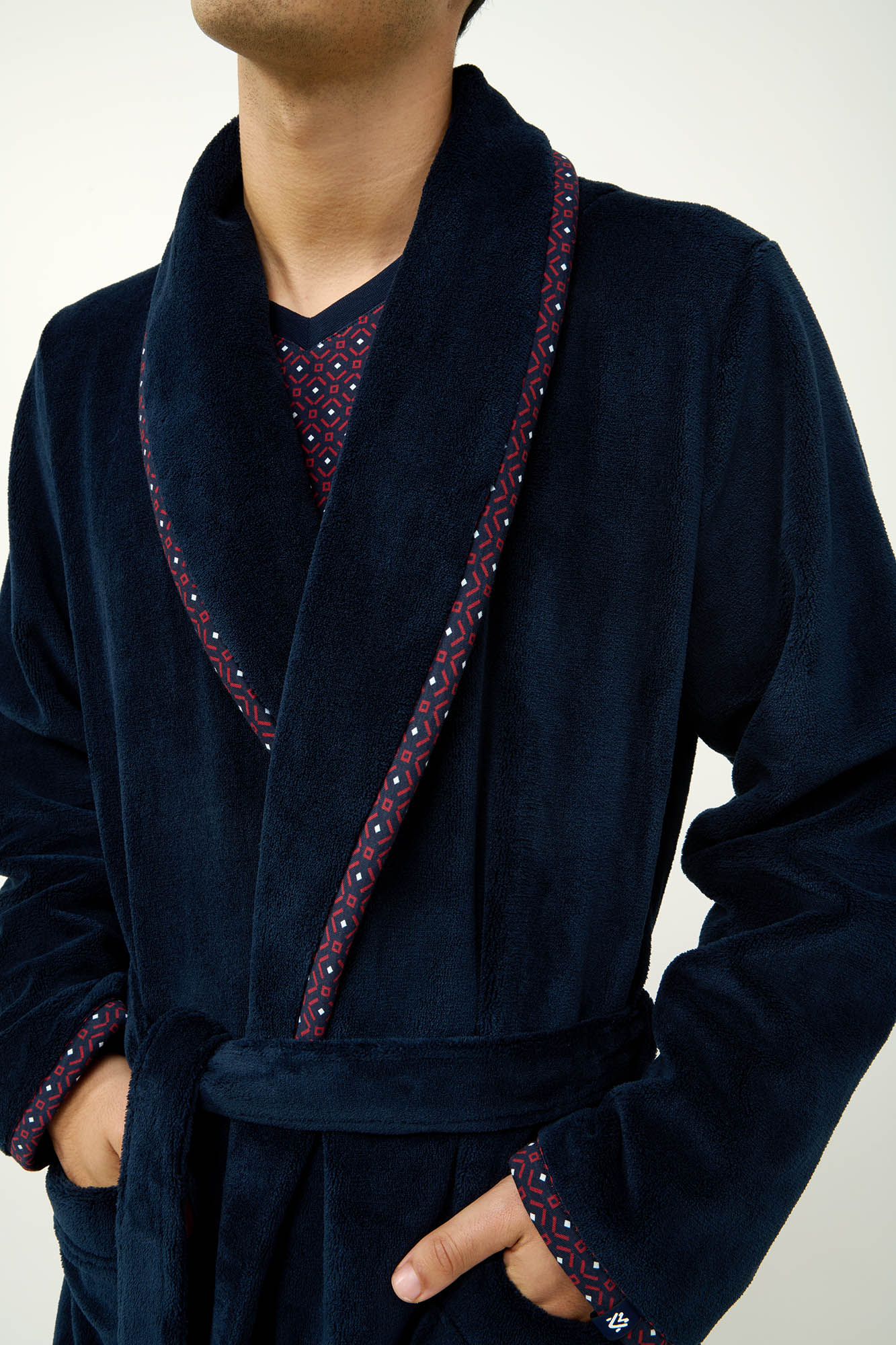 Vamp - Μακριά Σταυρωτή Ανδρική Ρόμπα