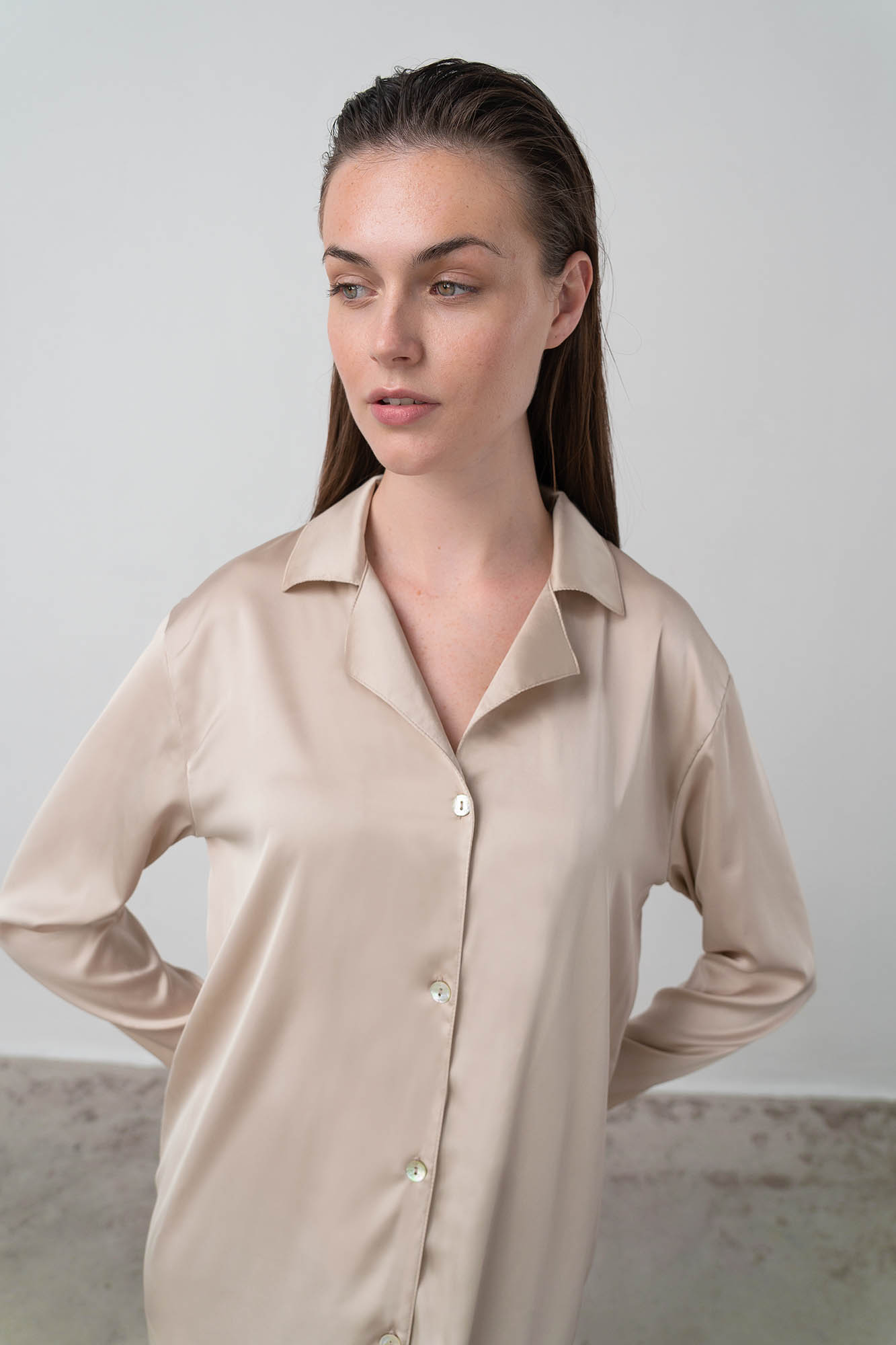 Vamp - Νυχτικό με Μακρύ Μανίκι