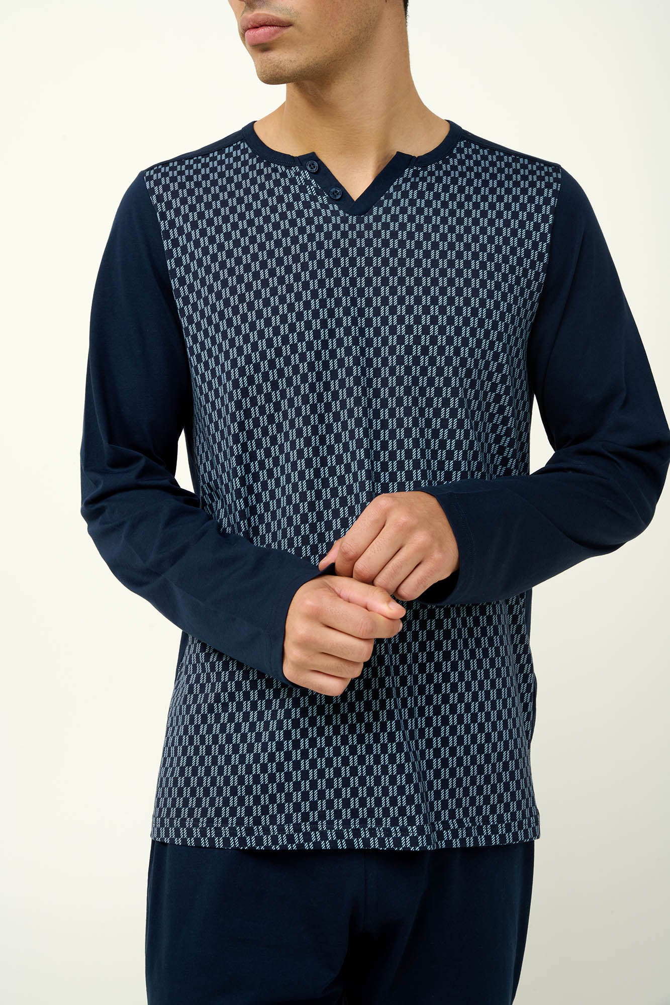 Vamp - Χειμερινή Ανδρική Βαμβακερή Πυτζάμα